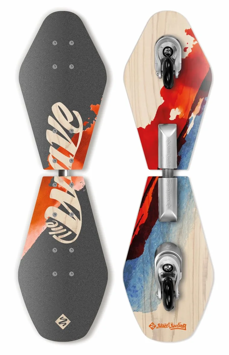 Streetsurfing Waveboard Wave Rider, in Legno, Design: Astratto, 500079