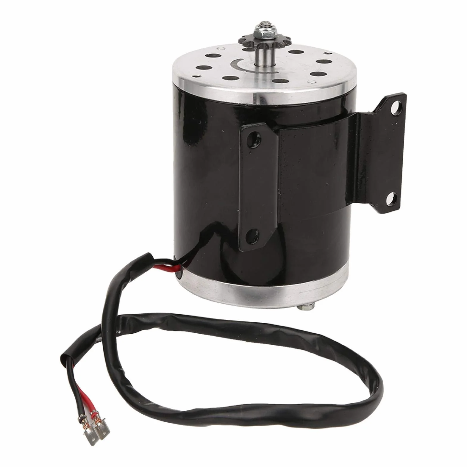 BuyWeek Motore a Spazzole, 12V 500W Motore Spazzolato in Metallo 2500 Giri Motore Spazzola per Scooter Elettrico