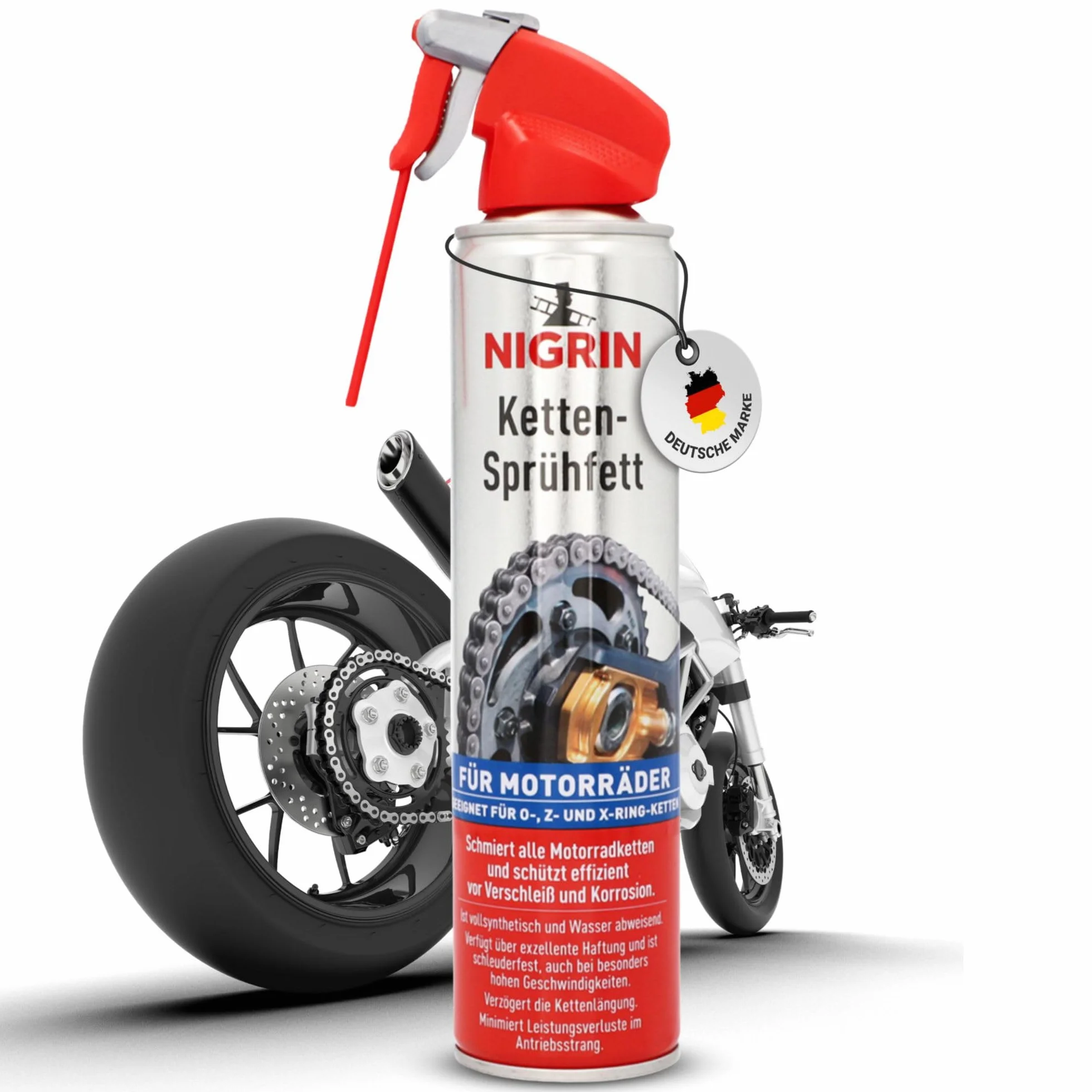 Nigrin 73888 Nigrin Grasso Spray per Le Catene, Sintetico, 400 ML