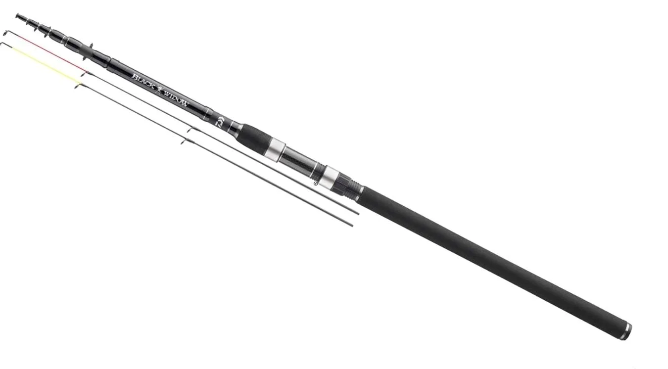 Daiwa Black Widow - Alimentatore telescopico per canna da pesca,