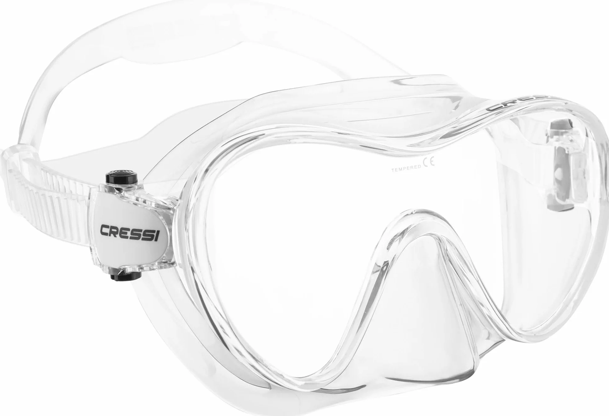 CRESSI F1 Maschera Frameless Snorkel Dry Set Immersioni Snorkeling Unisex