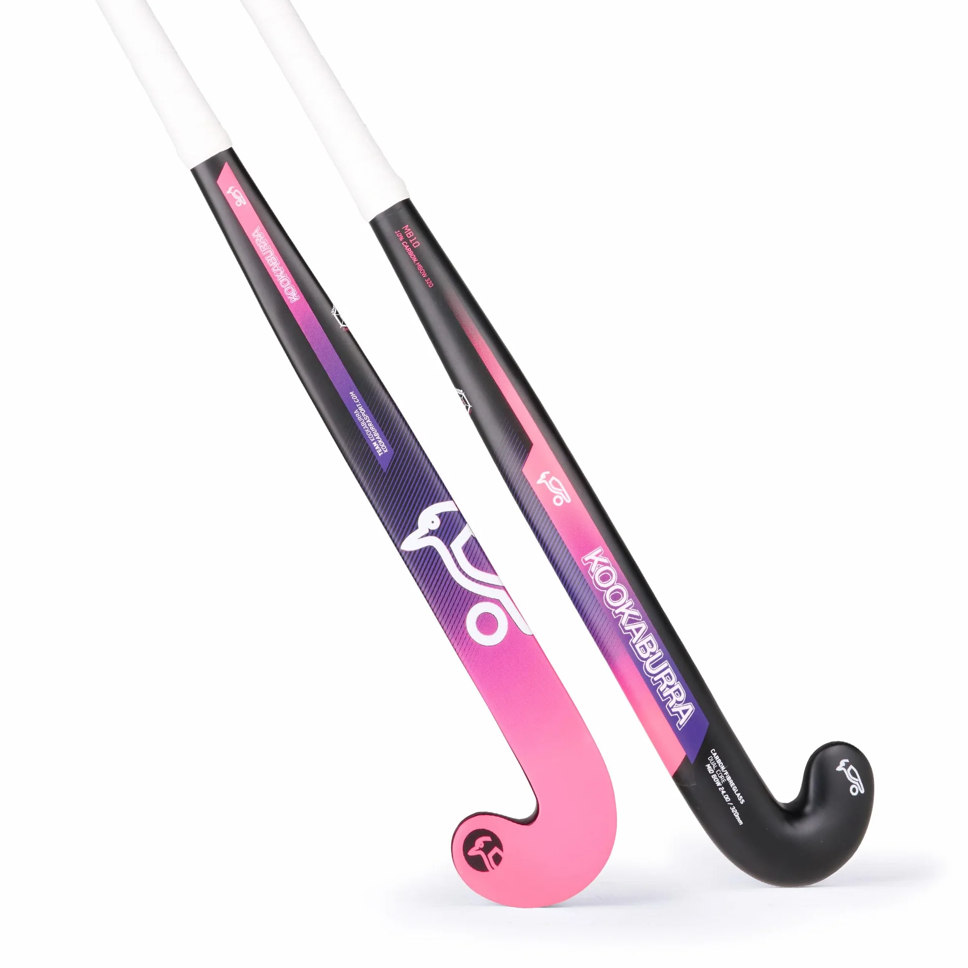 KOOKABURRA MB10 Pink Junior Hockey Stick M Bow 320 10% Carbon