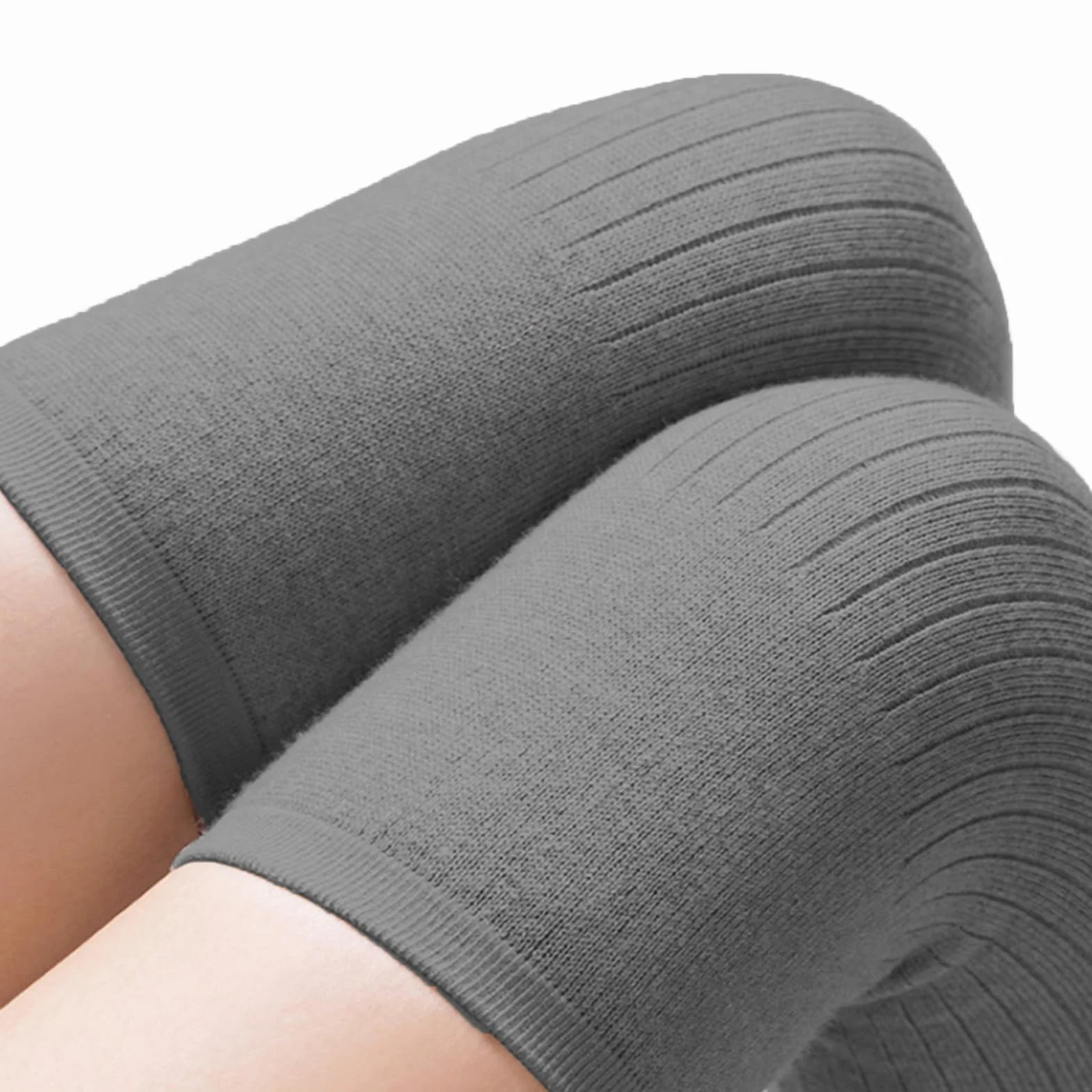 Helweet Ginocchiere Elastiche Termiche per Sport, Danza, Yoga, Corsa (L)