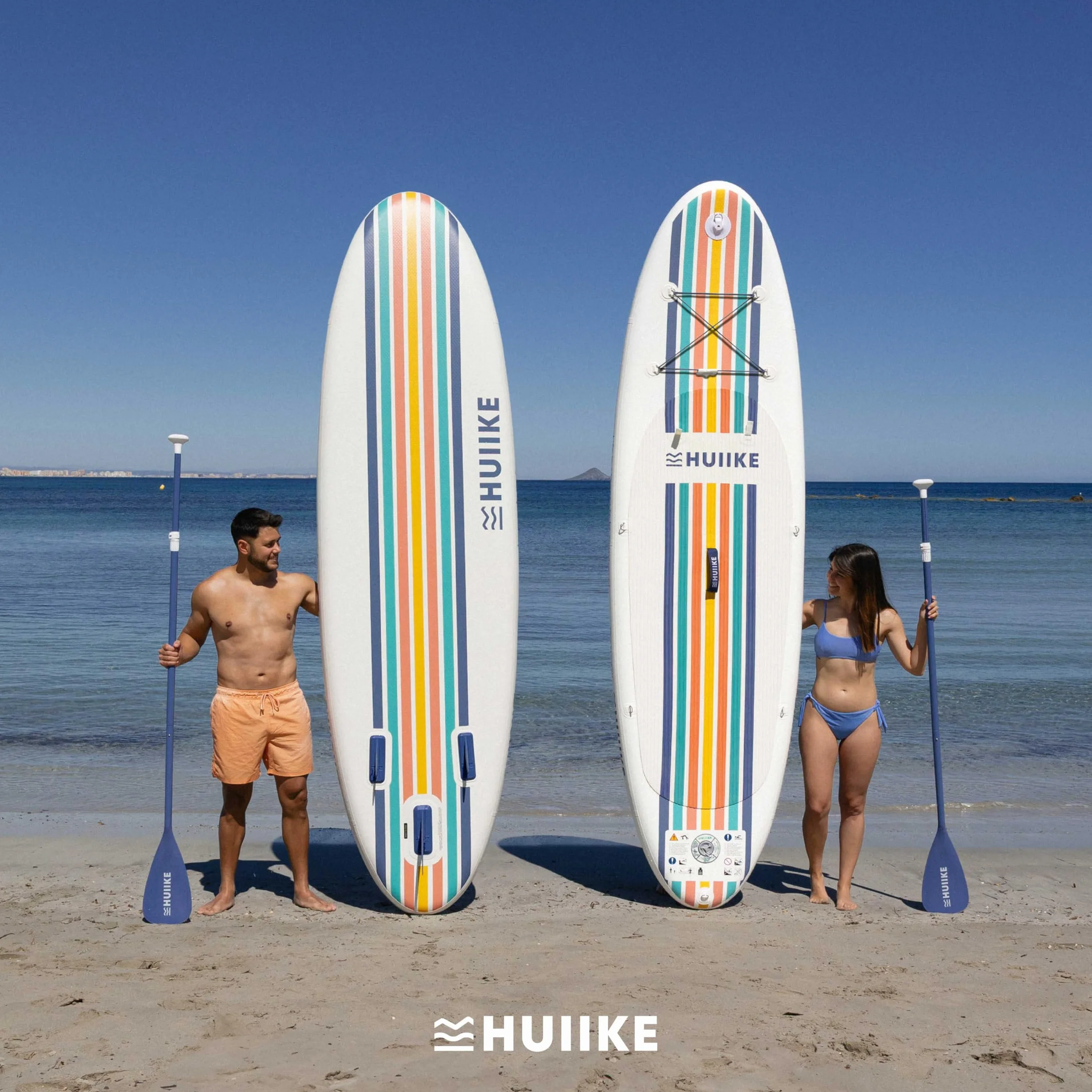 HUIIKE Stand Up Paddle Board 305x84x15 cm Gonfiabile Adulti con Accessori, Carico Massimo 130 kg