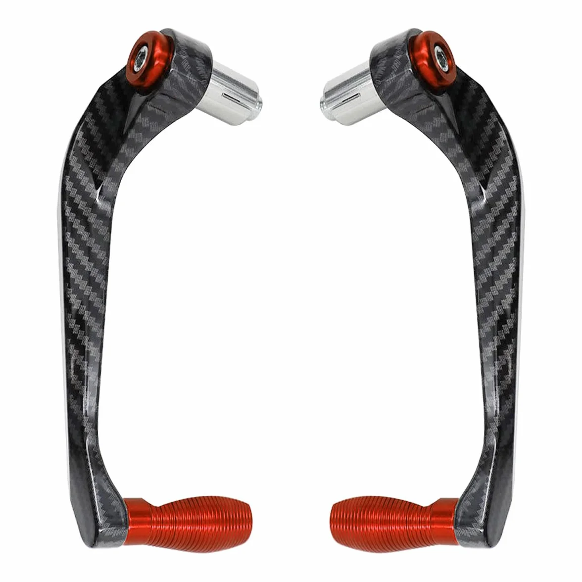 Paraleve Moto 7/8 pollici Protezione per Manubrio Leva Freno Frizione 22mm Paramani per Moto Protezione Leva Freno per Moto Protezione Frizione Freno Moto Arancione