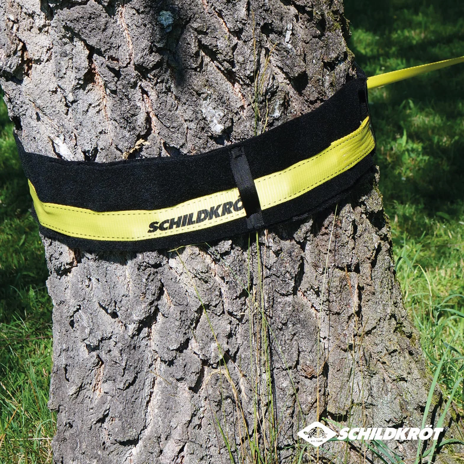 Schildkröt Protezione per Alberi Slackline Zipline Set Completo 2 Alberi XXL Velcro