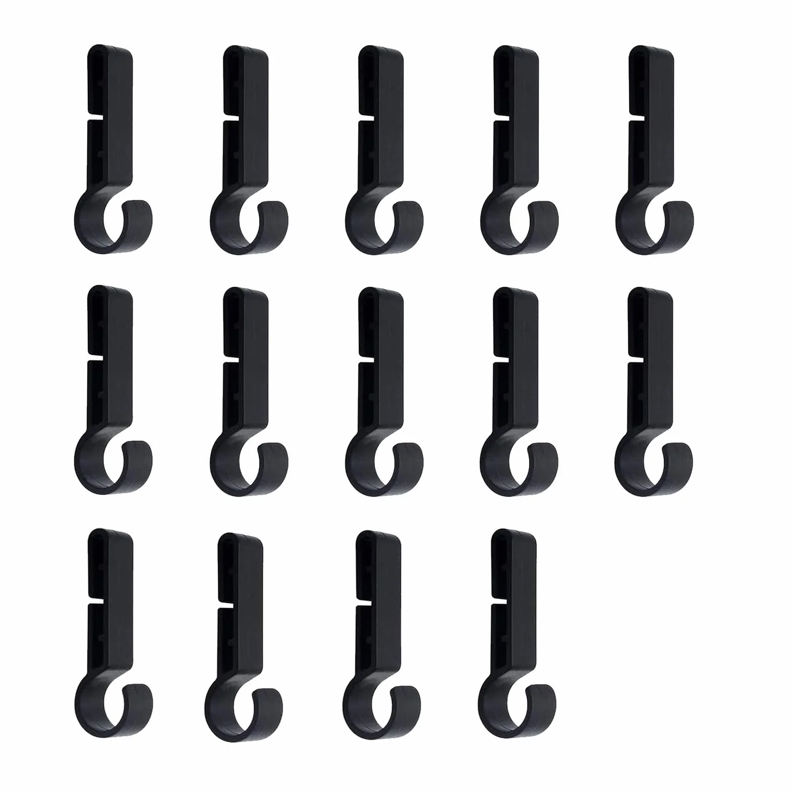 Clip per Elmetto per Lampada Frontale 14 Pezzi, Clip per Casco con Gancio in Plastica Adatto a Vari Fari e Caschi