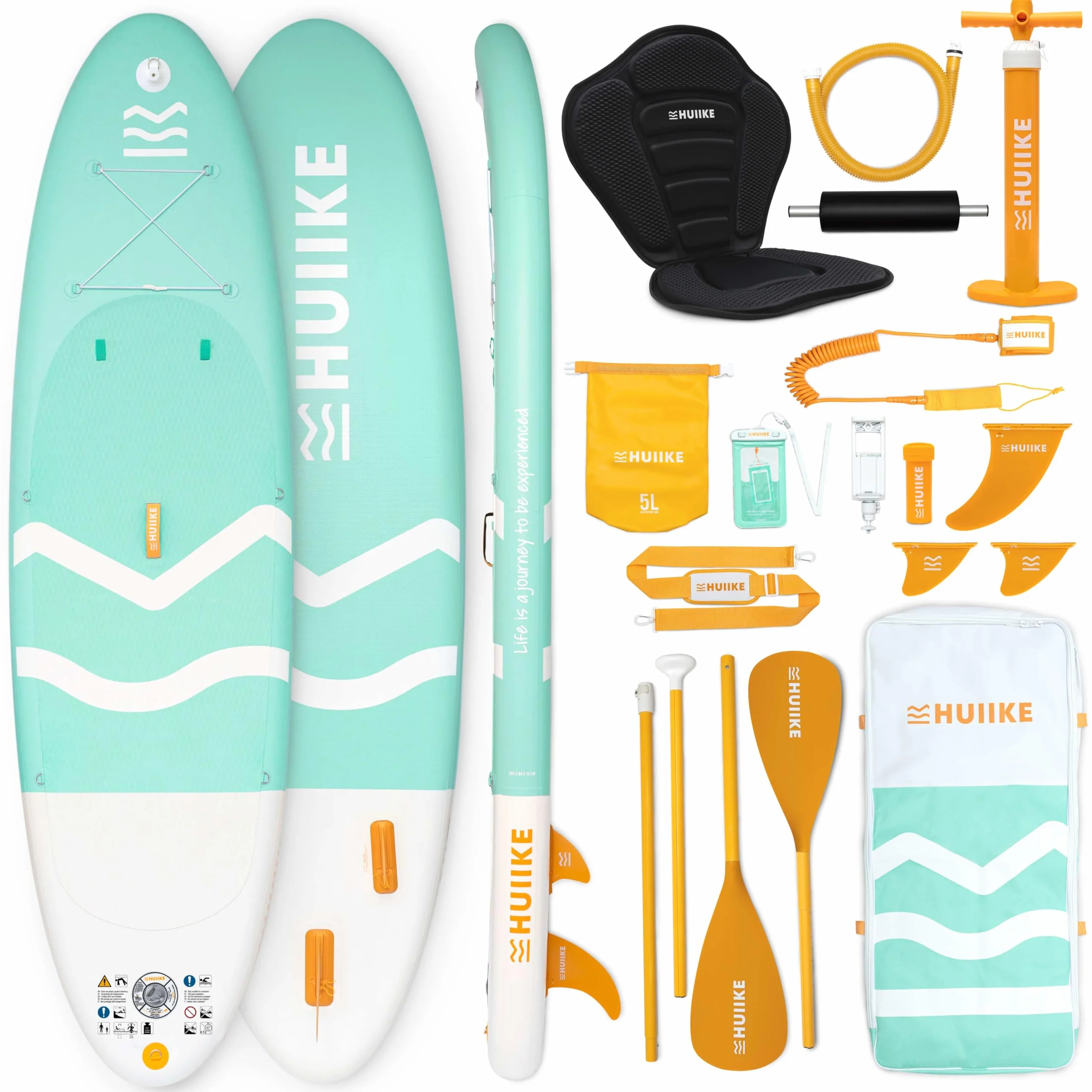 HUIIKE Tavola SUP Gonfiabile Adulti 305x84x15 cm 130 kg