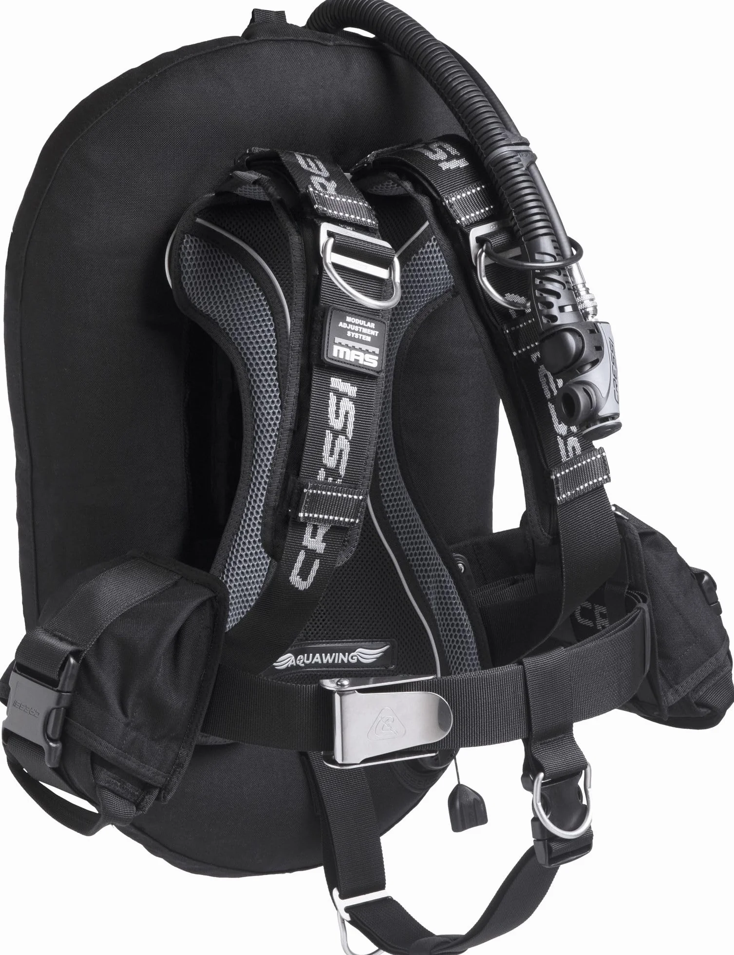 Cressi Aquawing Plus BCD XS/XL, Tuta asciutta Unisex, Nero, M