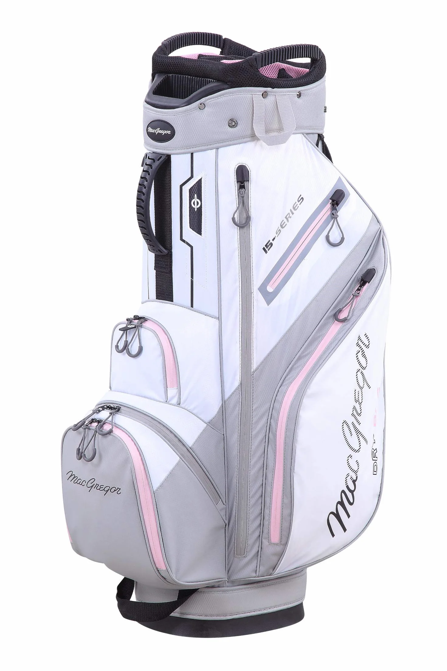 MACGREGOR MACTEC Sacca da golf da donna resistente all'acqua 15 serie 25,4 cm Bianco Orchidea