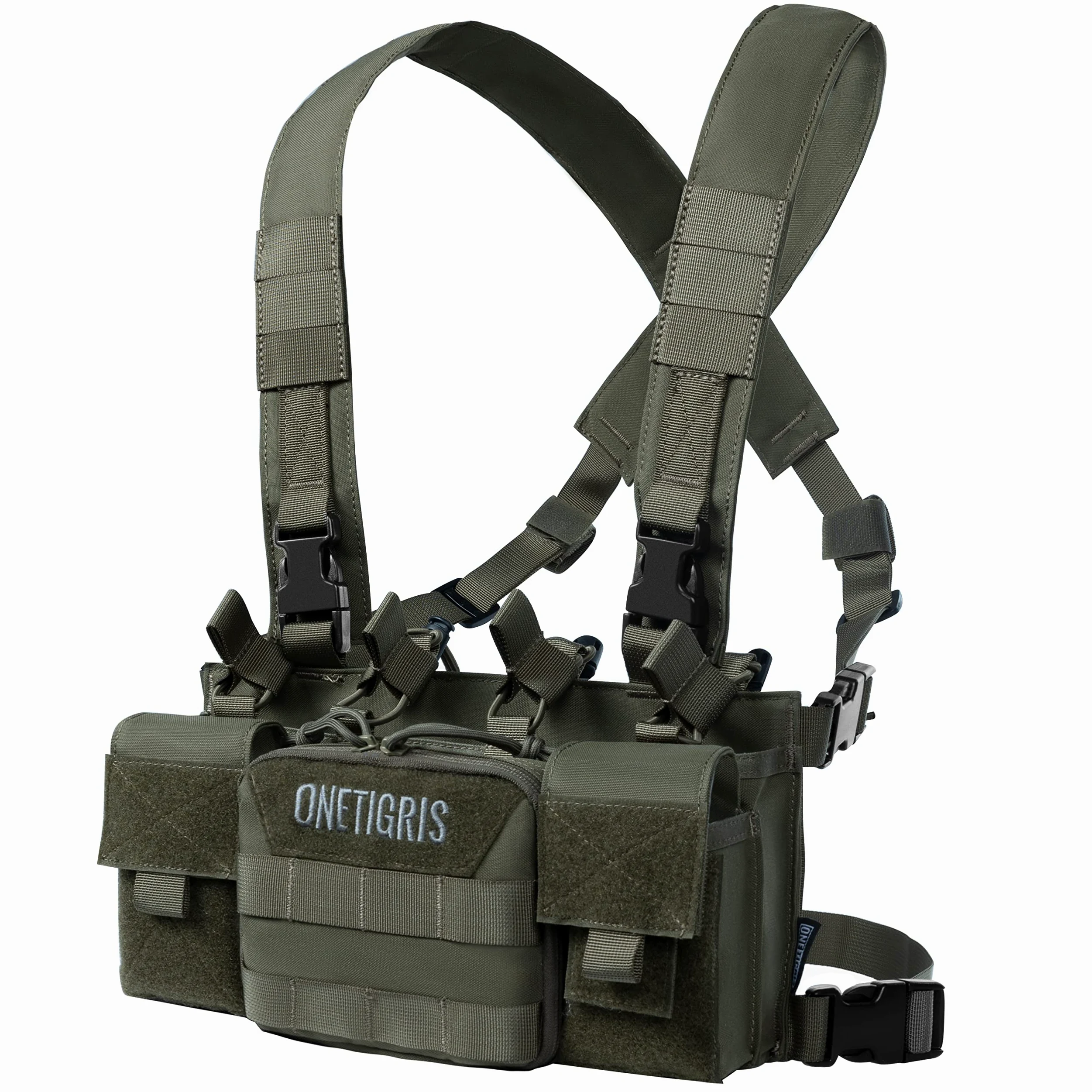 OneTigris Gilet Funzionale tattico Molle Rig in Torace