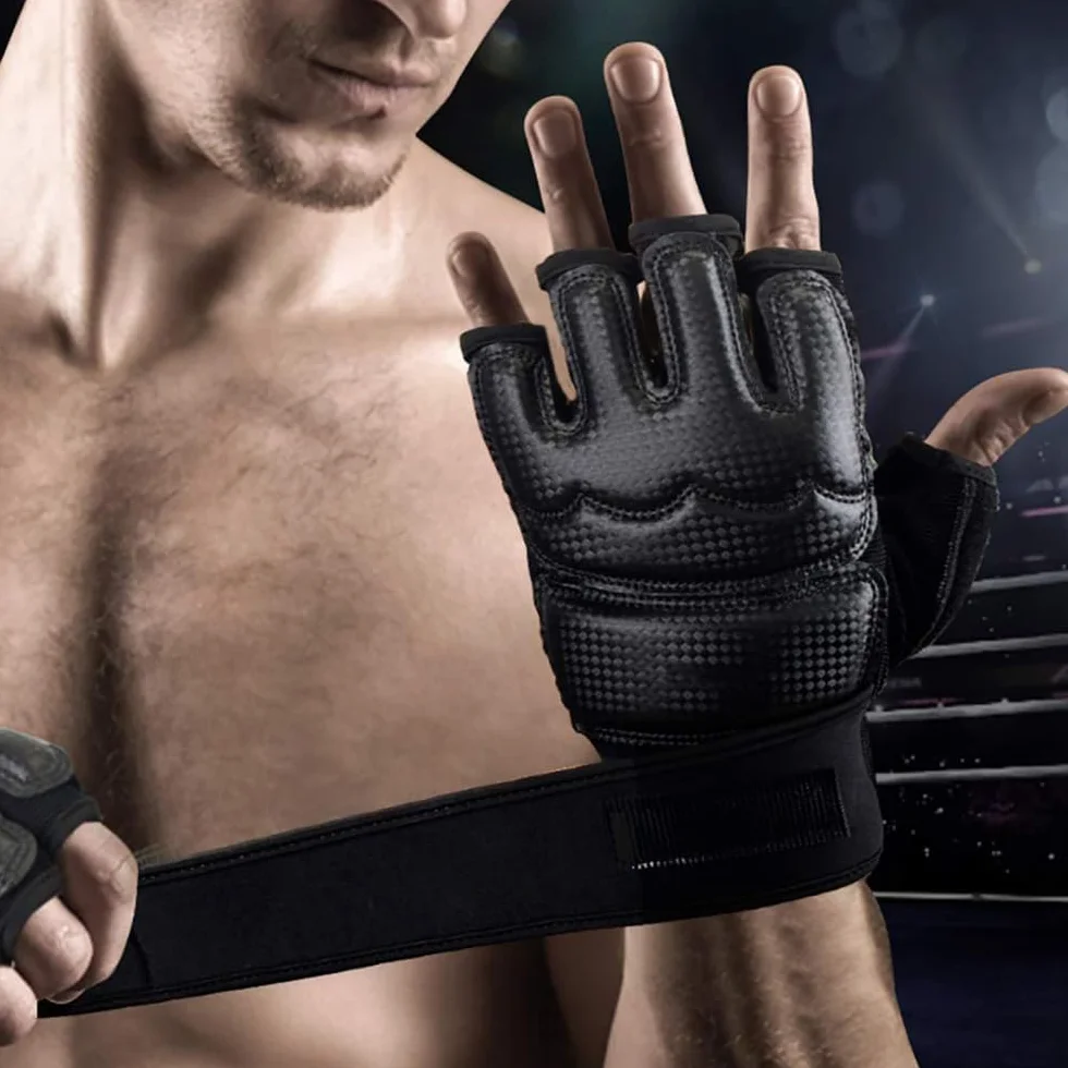 Guantoni da Boxe per Bambini 3-12 Anni, Guanti da Karate MMA Muay Thai Allenamento