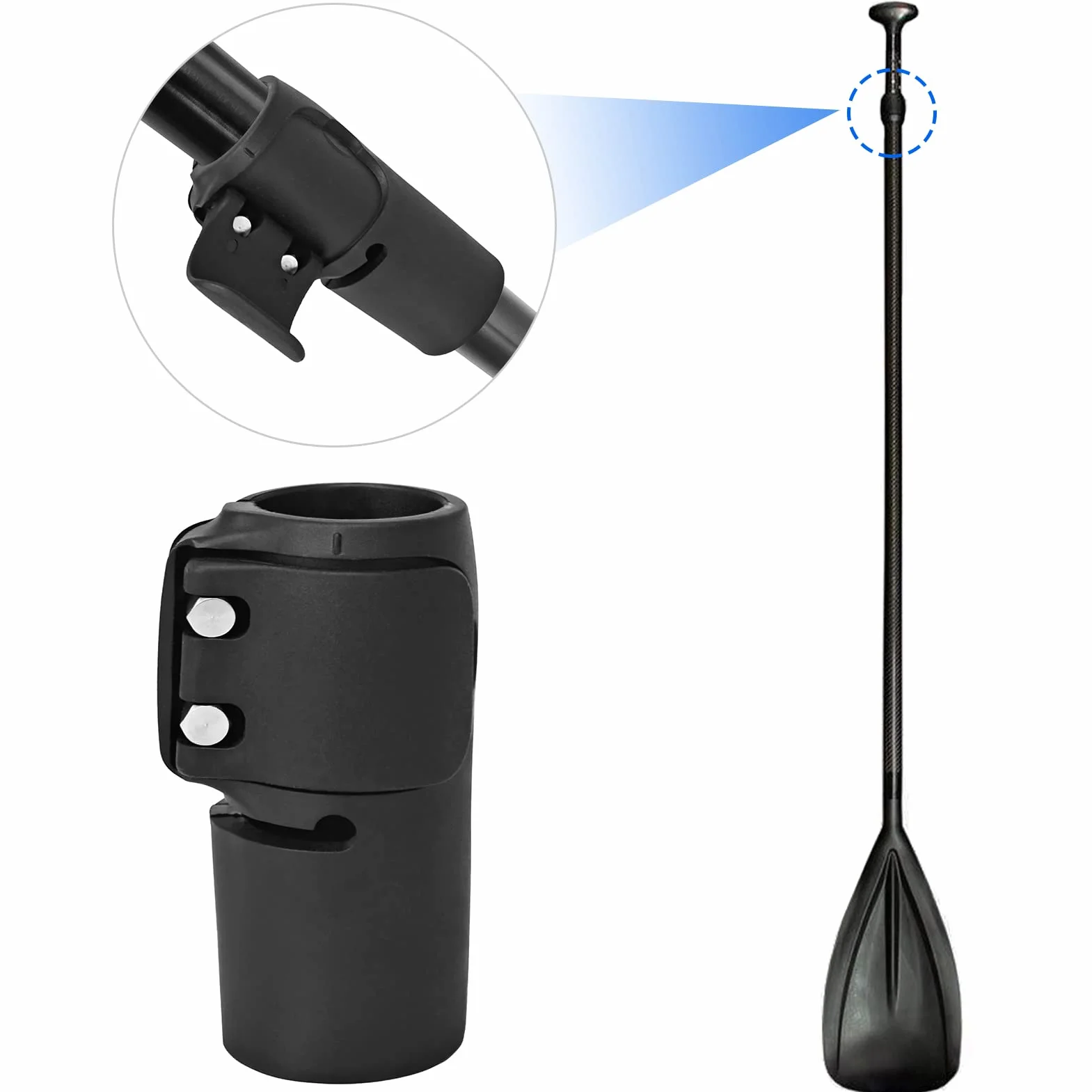 Morsetto per Paddle SUP a sgancio rapido Regolatore dell'albero