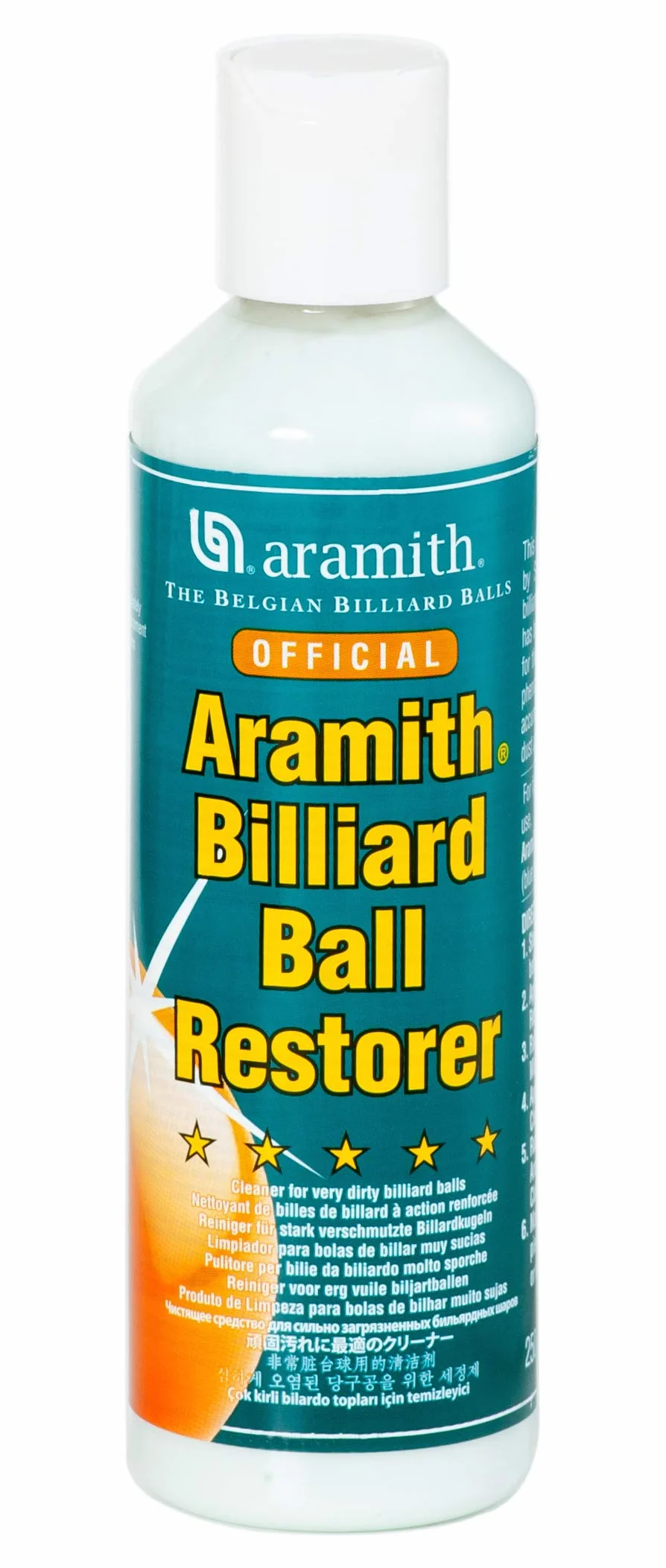 ARAMITH Ripristino e pulitore per palle da biliardo, snooker e piscine