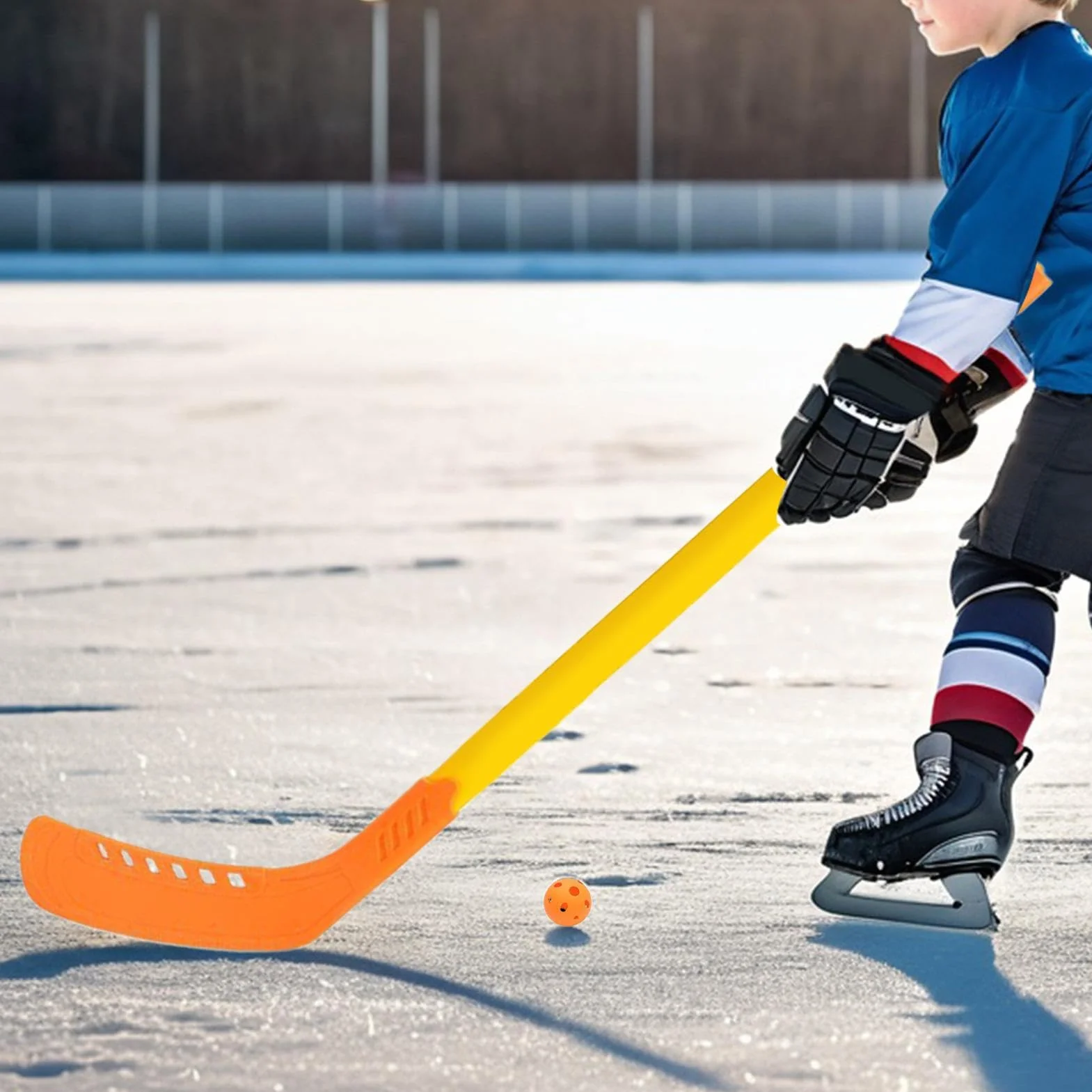 Bastoni da hockey per interni - Set di mazze da hockey leggeri per bambini principianti