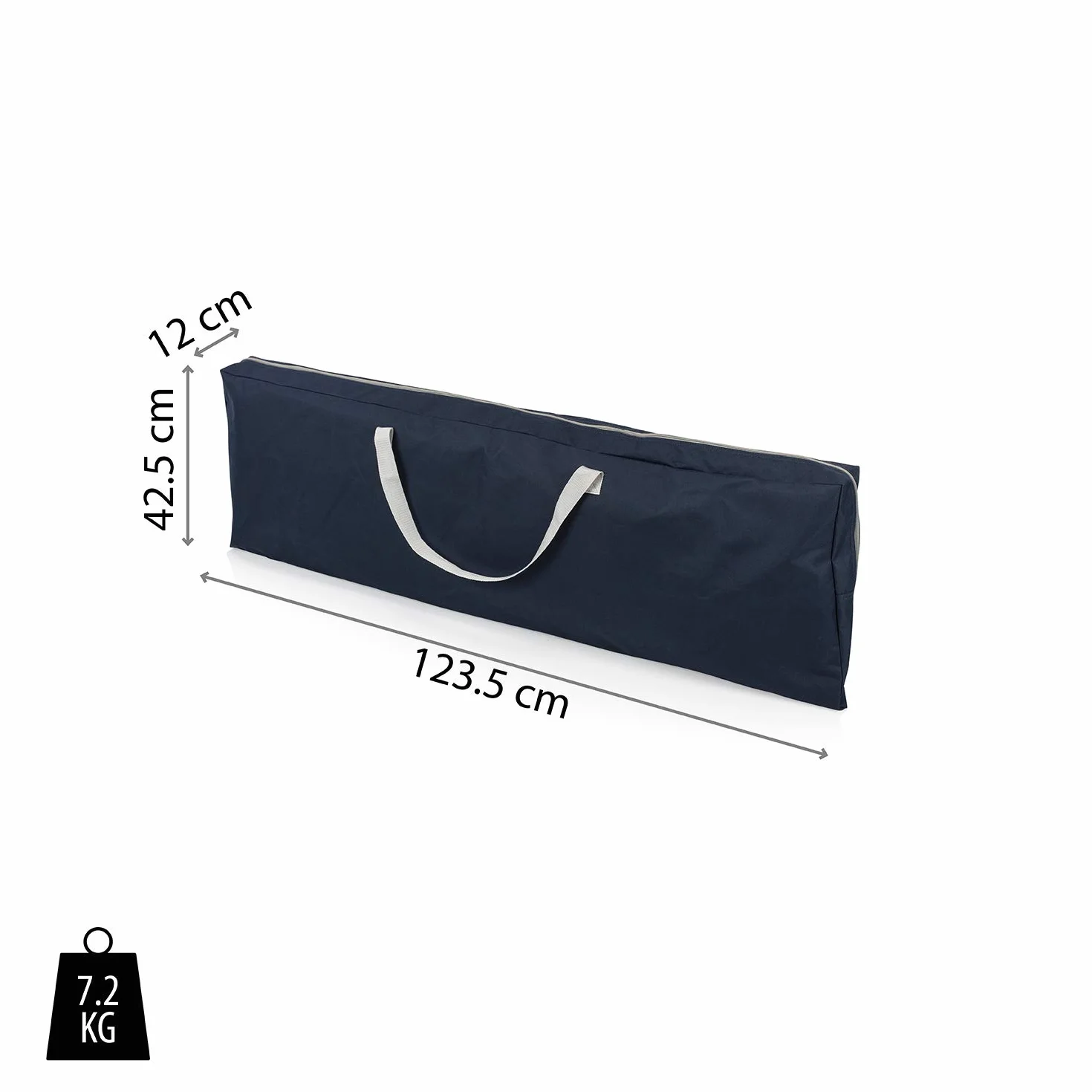 Campart Cucina da campeggio con lavandino e paravento KI-0753 Blu
