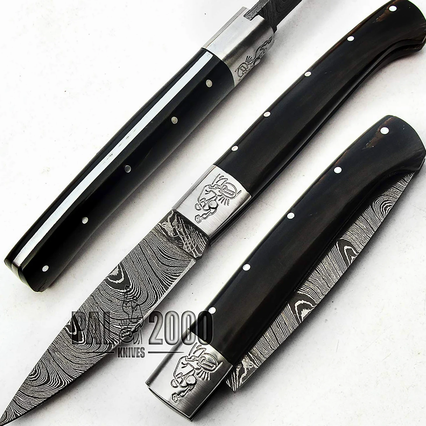 SNRR Coltello in Acciaio Damasco Fatto a Mano con Guaina Bellissima Qualità Superiore Acquista con Fiducia 9711