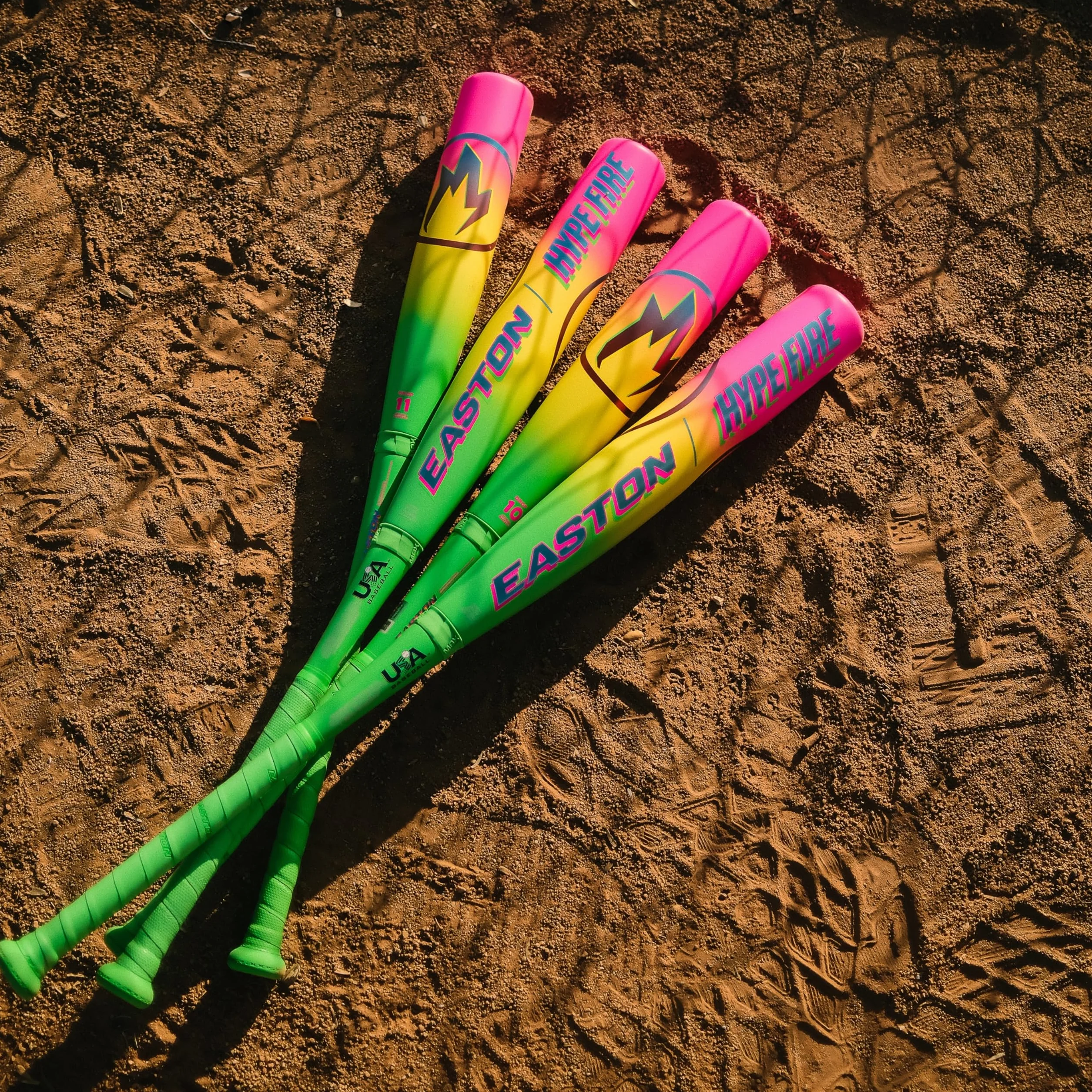 Easton Hype Fire Mazza da baseball USA Drop -5 -8 -10 -11 2 pezzi in composito
