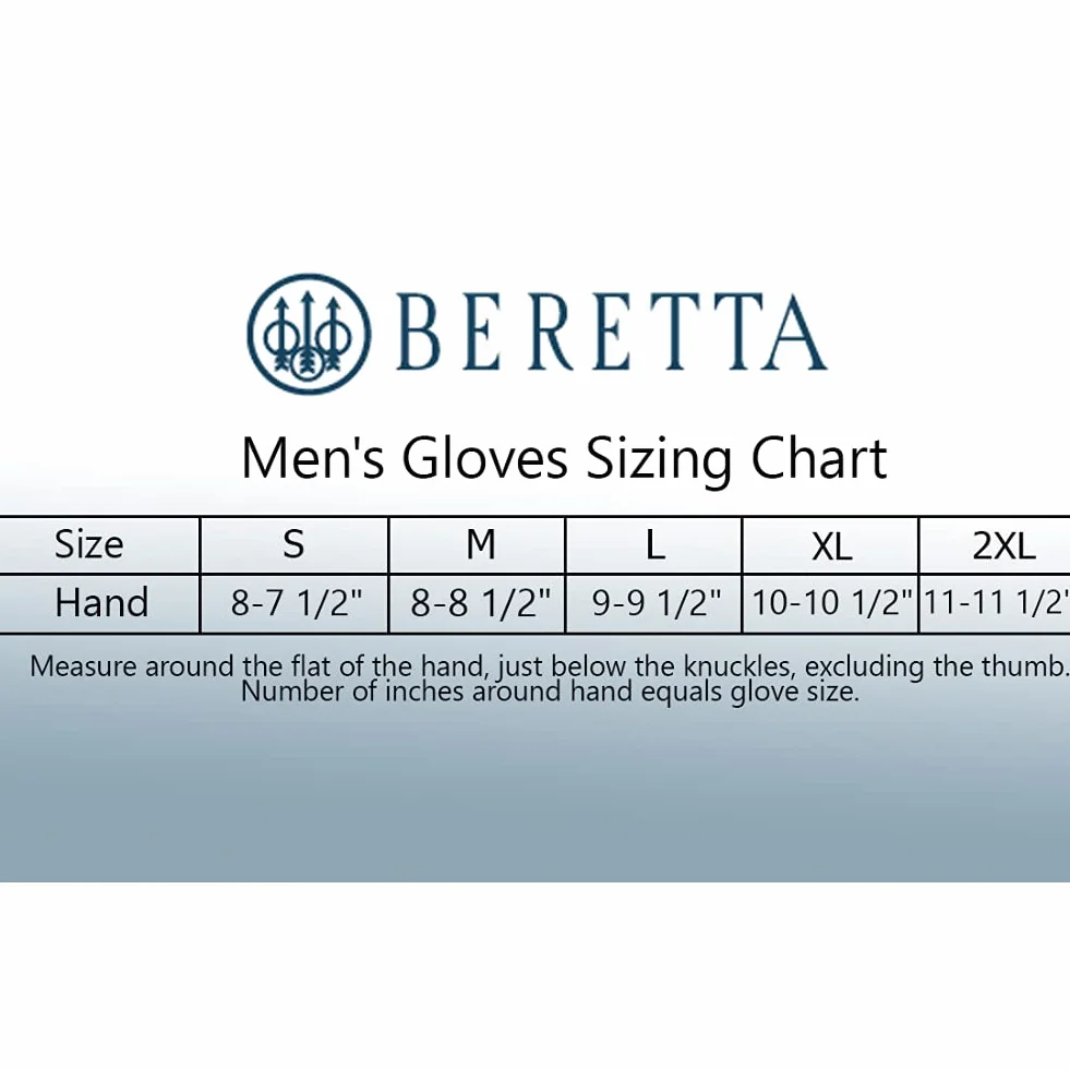 Beretta Lightweight Full Finger Shooting Mesh Gloves Unisex Adulto