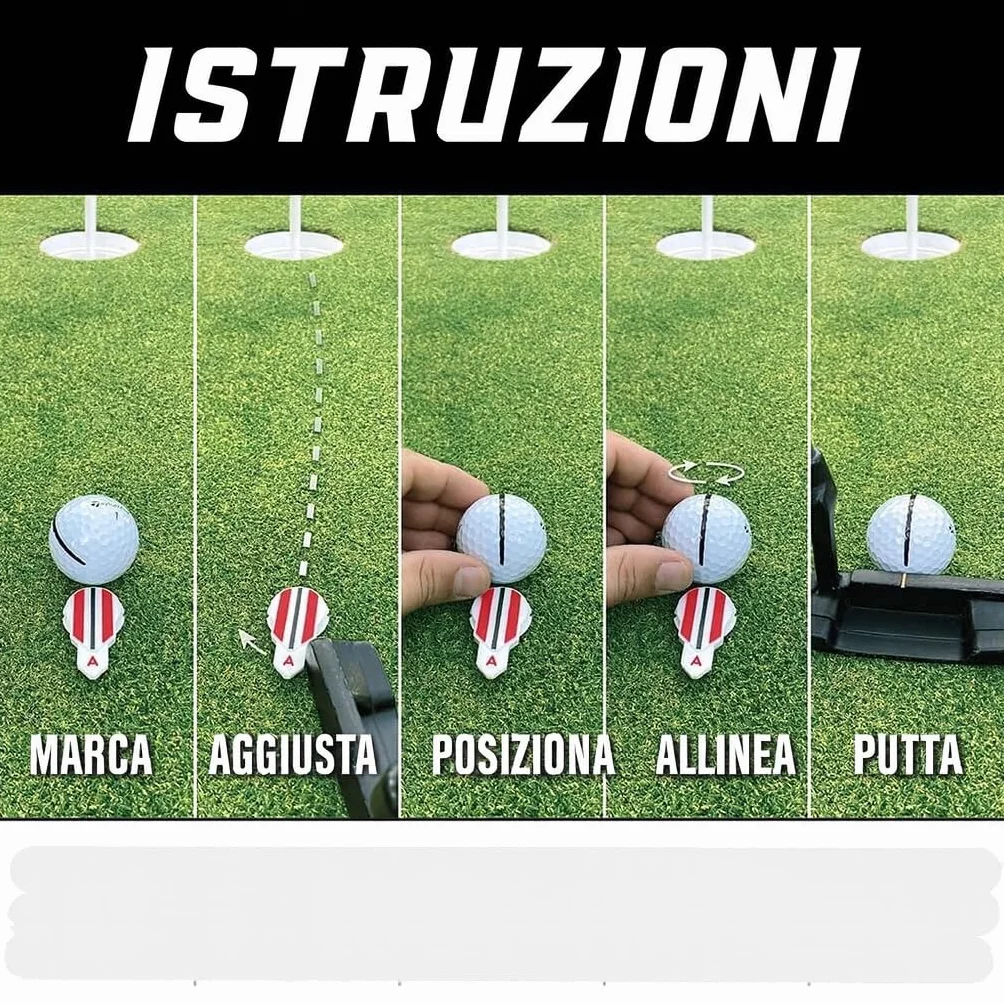 Fraser Fitness Marcatore per pallina da golf per allineamento Accessori putting Aid