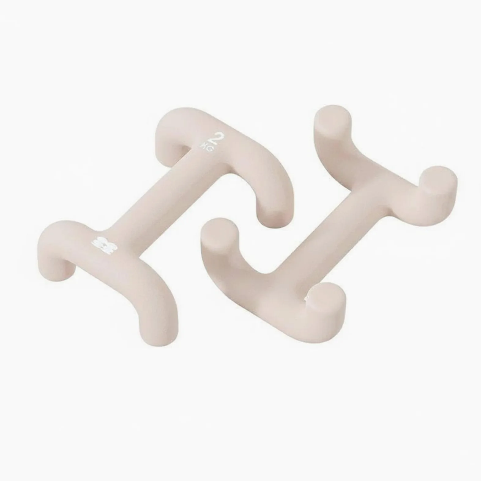 TISHITA Manubrio Manubri Pesi Bilanciere Palestra Struttura Ad Anello Presa Ferma Silicone Equilibrio 2kg per Training di