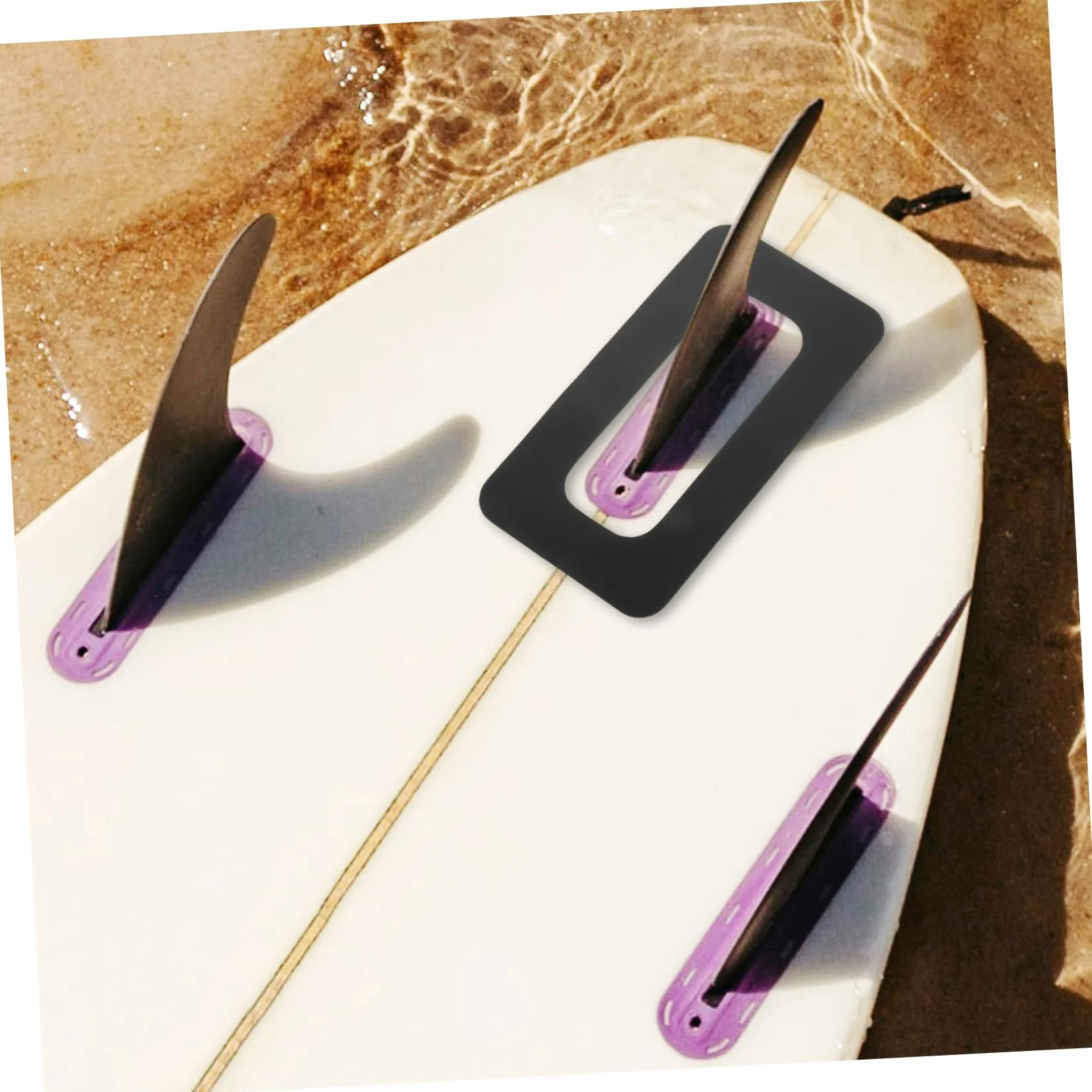BESPORTBLE Box Accessori per Tavole da Surf Paddle Board Slot per Pinna Base Paddle Tail Patch di Connessione
