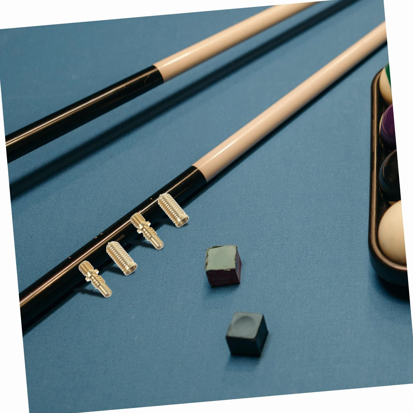 Set 2 Viti in Rame Resistenti per Giunzione Stecca da Biliardo
