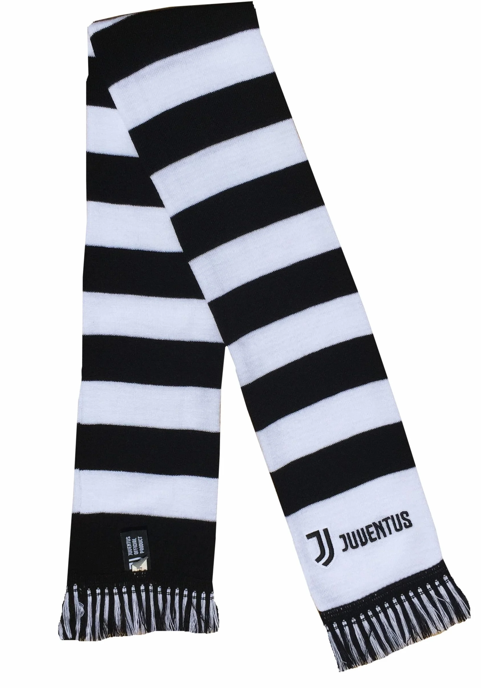Sciarpa Juventus Juve Ufficiale Tubolare Doppia ZEBRATA