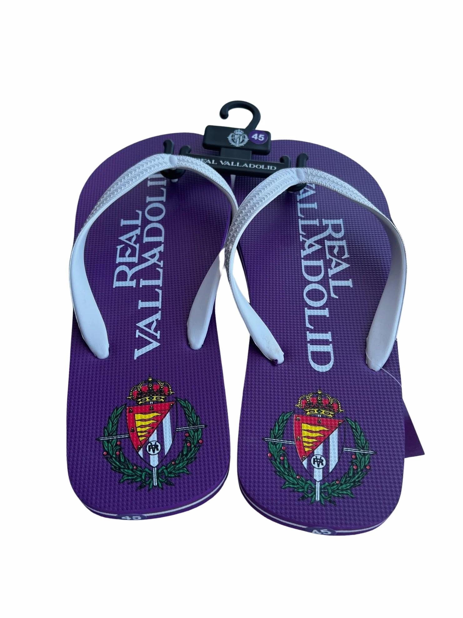 Real Valladolid Chancla Violeta Infradito Unisex-Adulto