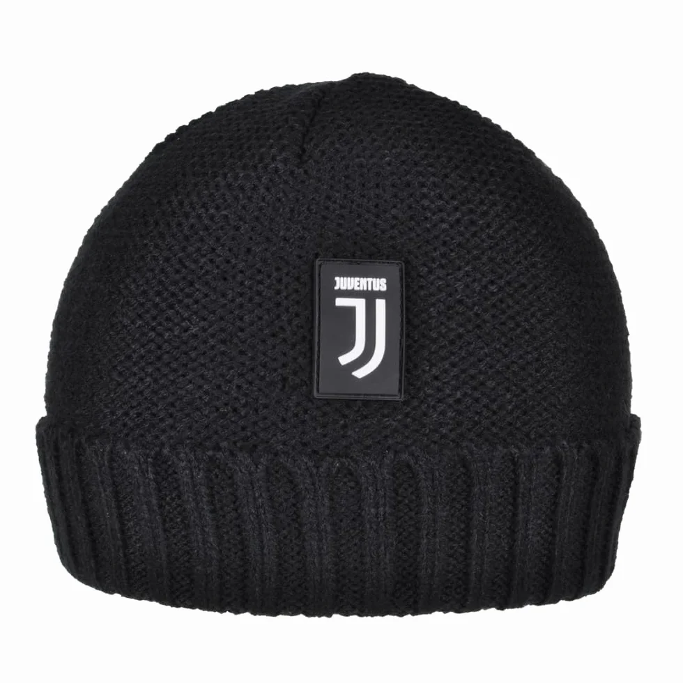 Cappello Skipper a Maglia Juventus con Logo in Gomma