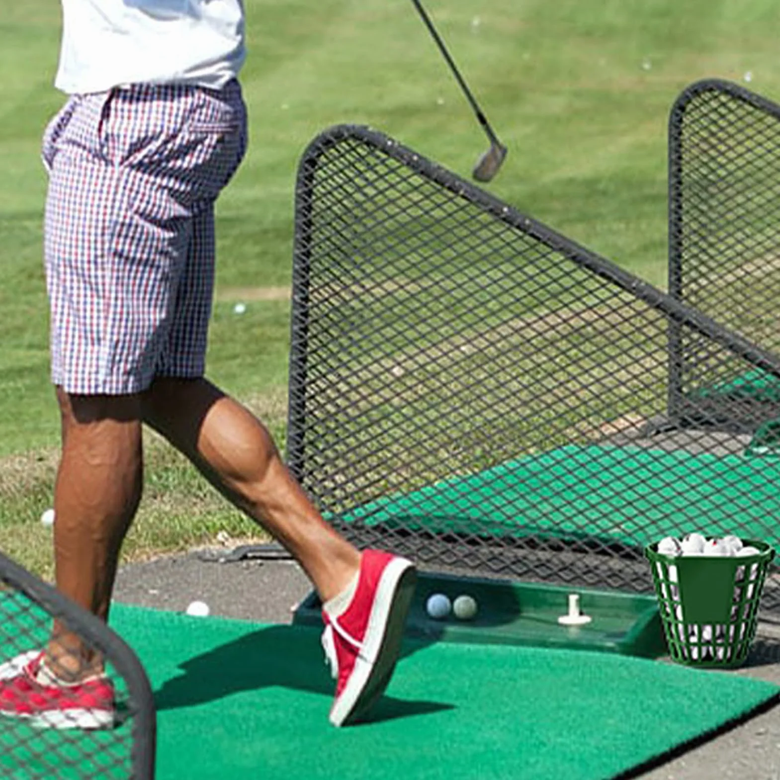 Cestino per palline da golf 50 palline resistente leggero per club balcone ufficio
