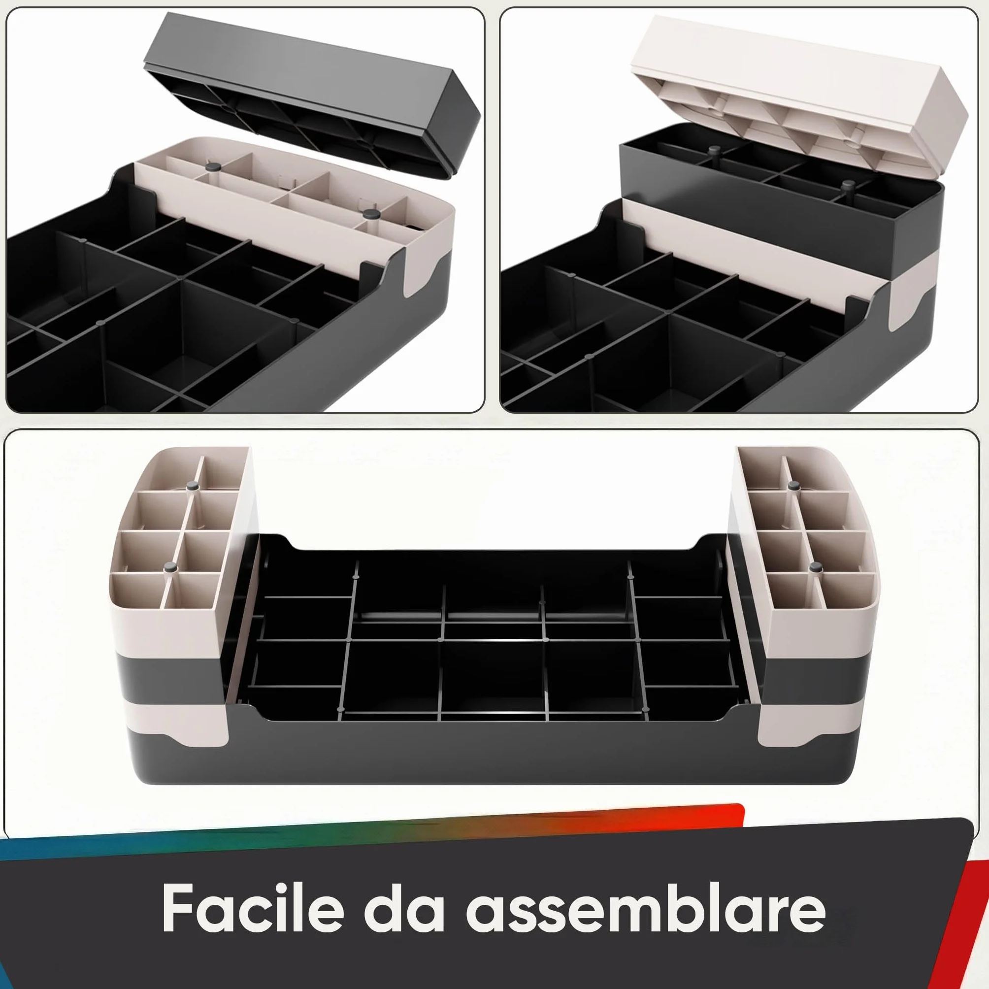 Ultrasport Step Fitness Aerobica Stepper Casa Antiscivolo Regolabile 3 Altezze Stepboard 68x28 cm Grigio