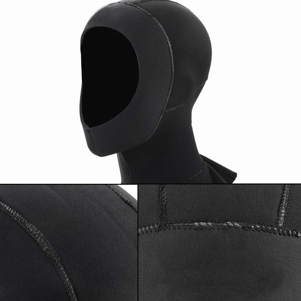 Cappuccio da Sub Neoprene 3 Mm Immersioni Subacquee Snorkeling Nuoto Uomini L