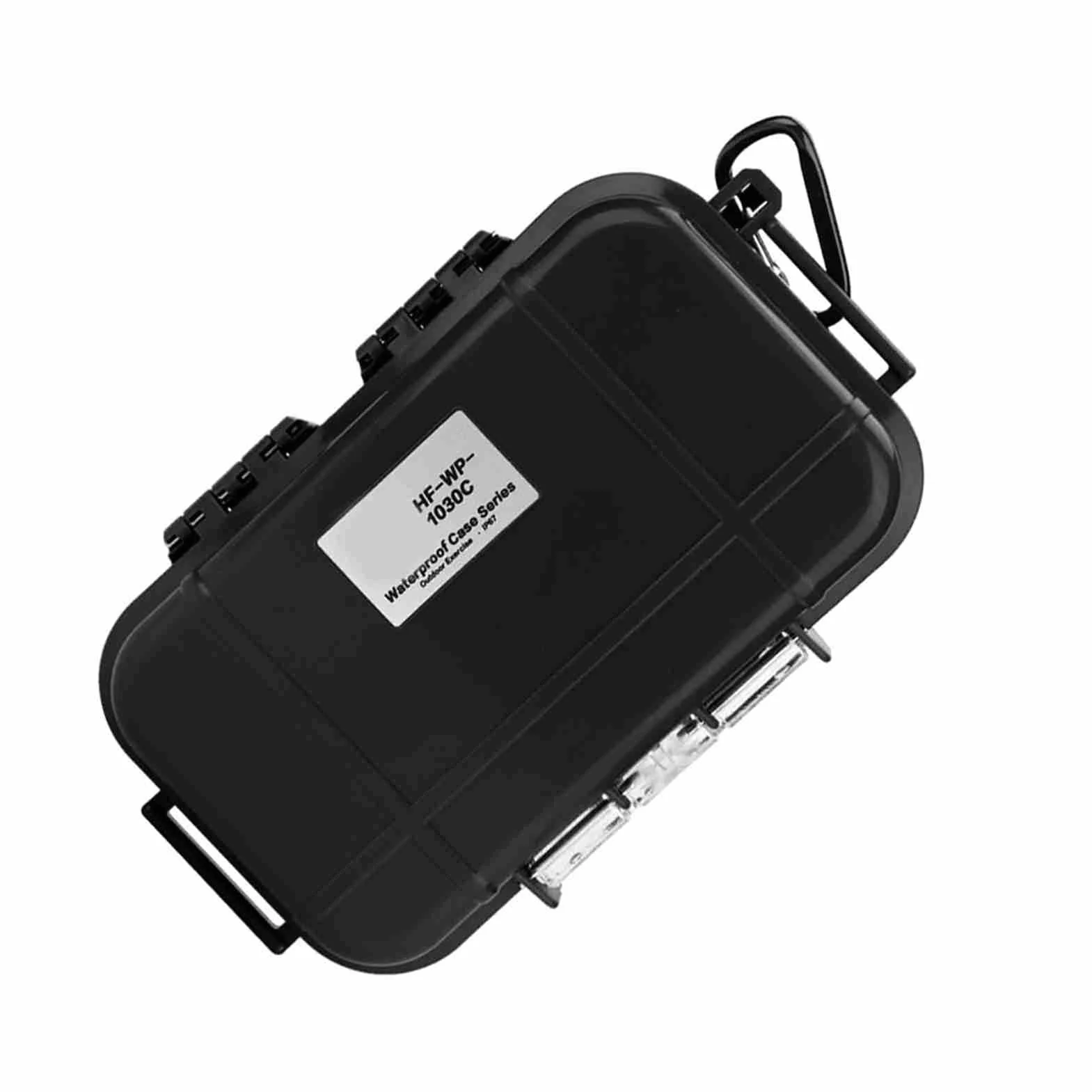 Cocoarm ABS EDC Box Impermeabile Scatola di Stoccaggio con Cuscinetto in Gomma Staccabile