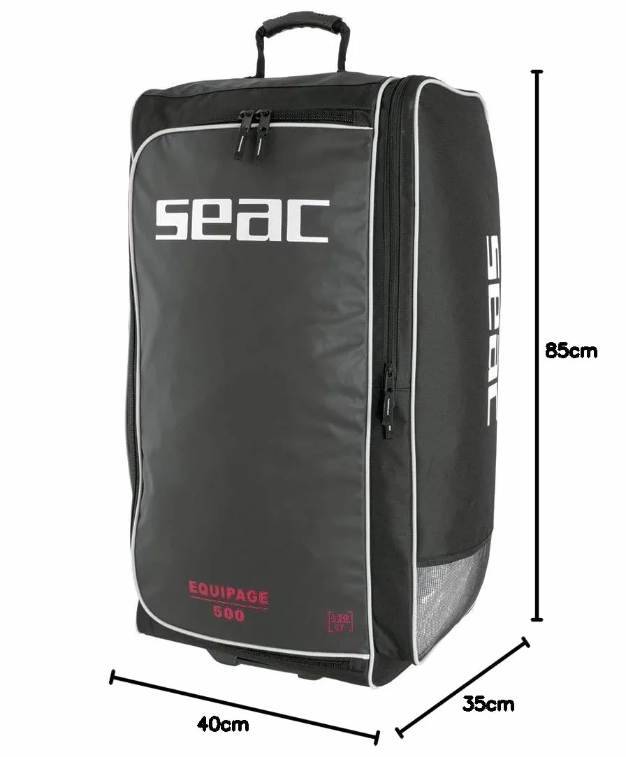 SEAC Equipage 500 Trolley per Attrezzatura Subacquea 85x40x35 cm