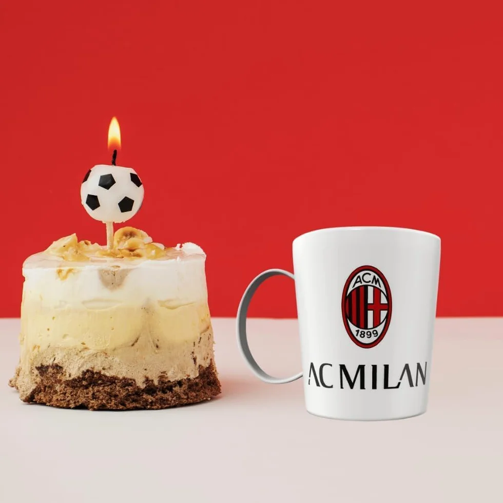 GMM Tazza Melamina Rosso Nero Milano