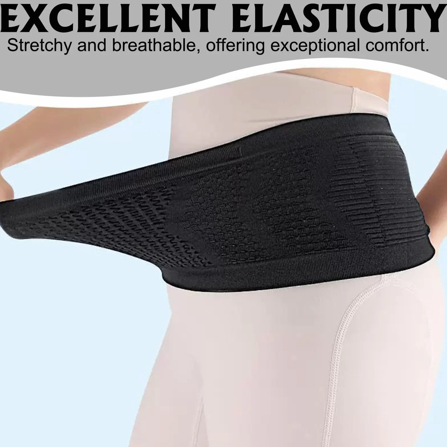 Marsupio Running Traspirante Unisex Cintura da Corsa Multifunzionale con Fascia per Capelli per Escursioni Ciclismo