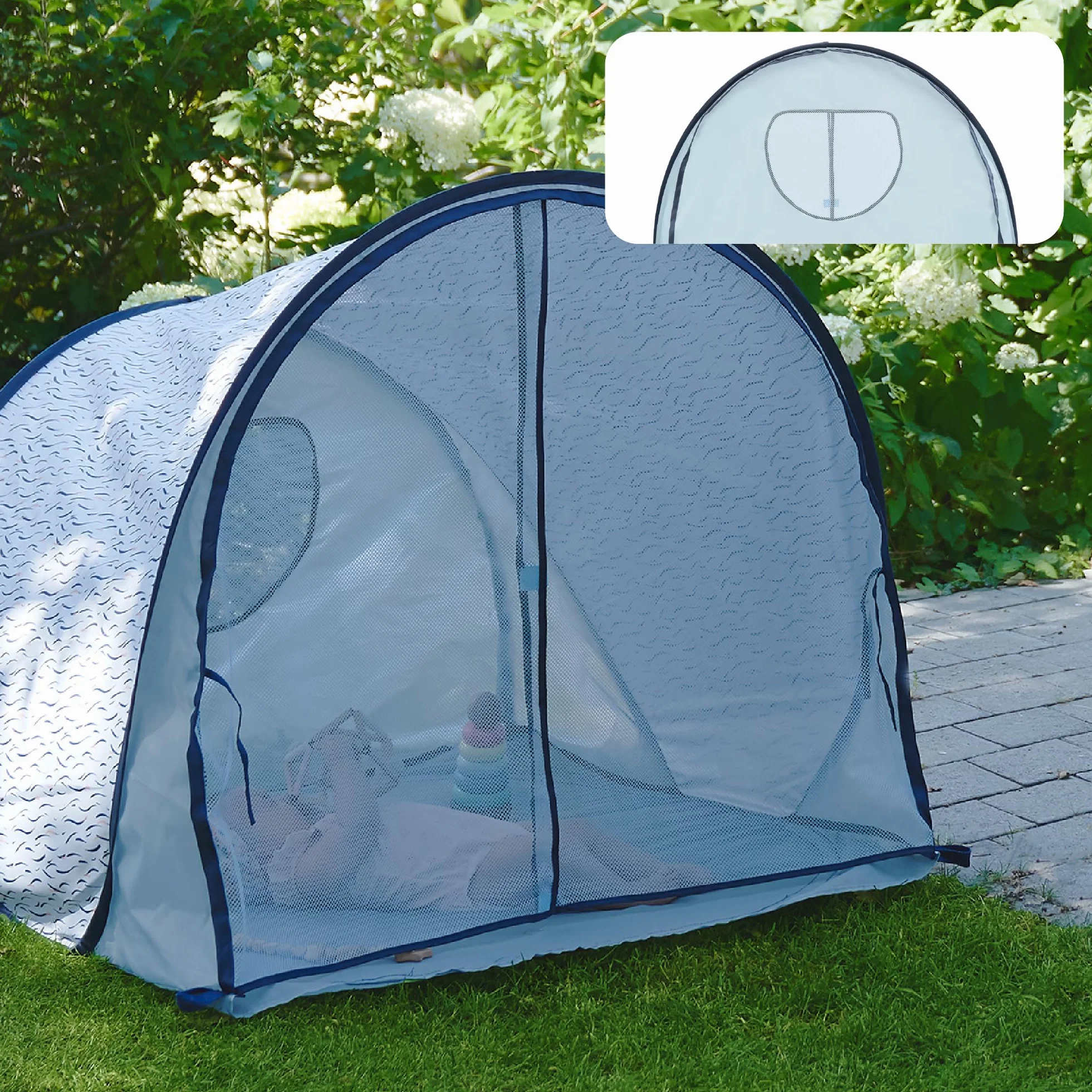 Babymoov Tenda anti-UV elevata protezione 50+ Blue Waves