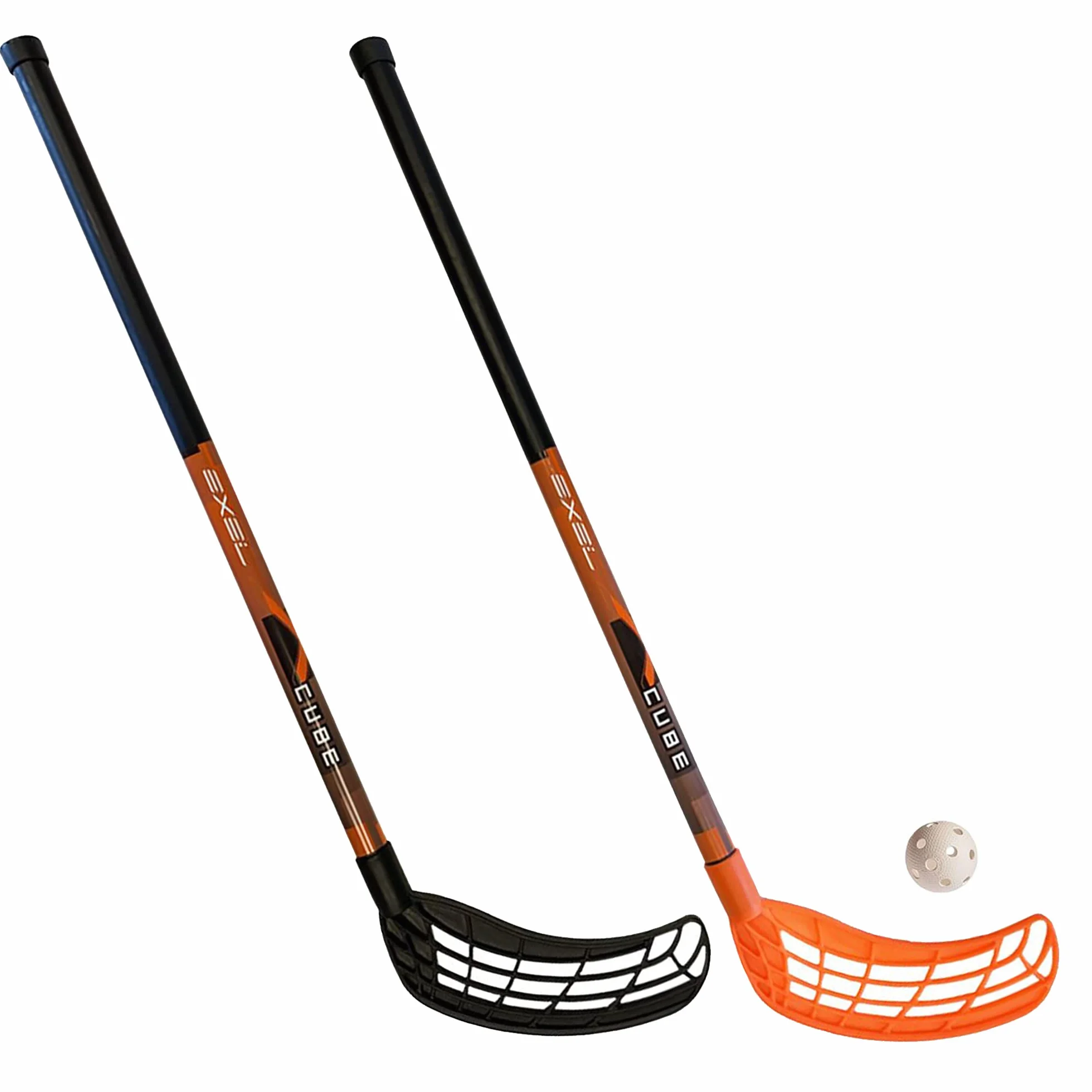 Exel Set racchette da floorball X CUBE bambini due racchette con palla