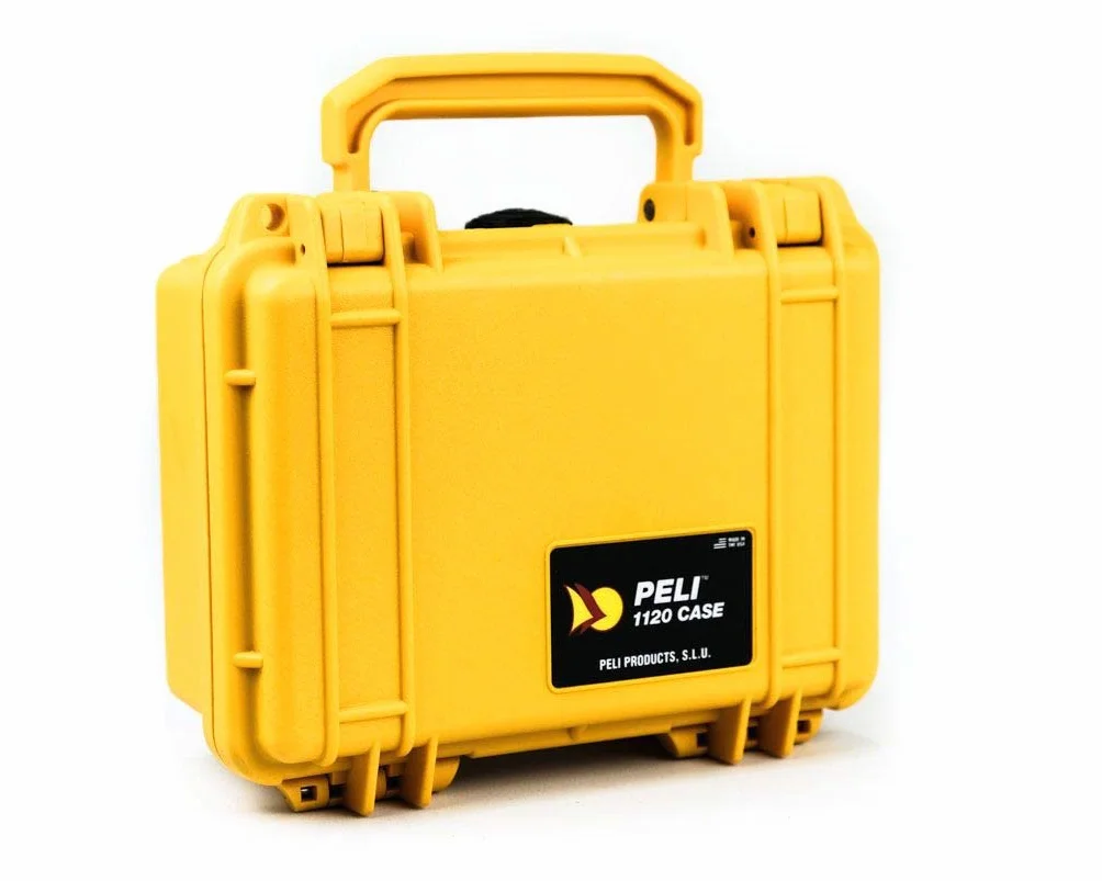 PELI 1120 Valigia Compatta IP67 2L Giallo Prodotto in USA