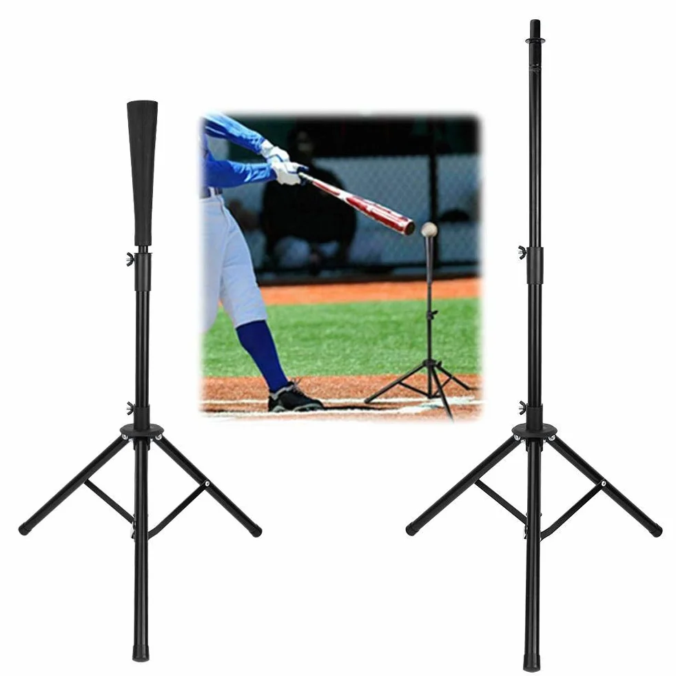 Zerone 1Pc Baseball Batting Tee Regolabile Softball Treppiede T Stand Practice Training Hitting Ball