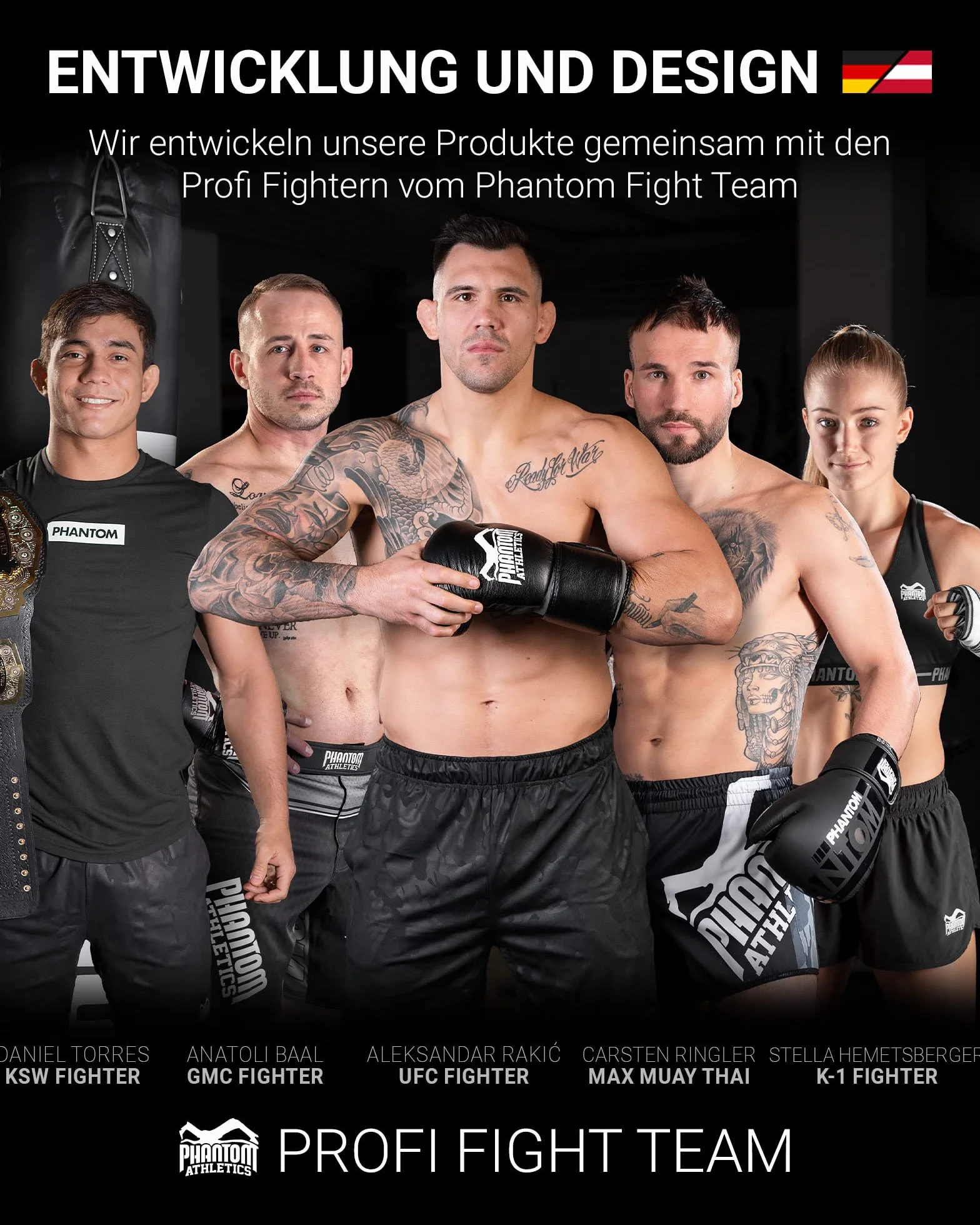 Phantom Guanti da boxe APEX MMA Muay Thai 10 oz Uomo