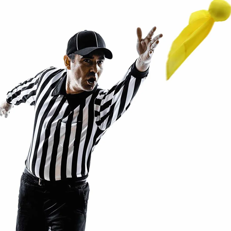 Bandiere da calcio per fallo - Set da 6