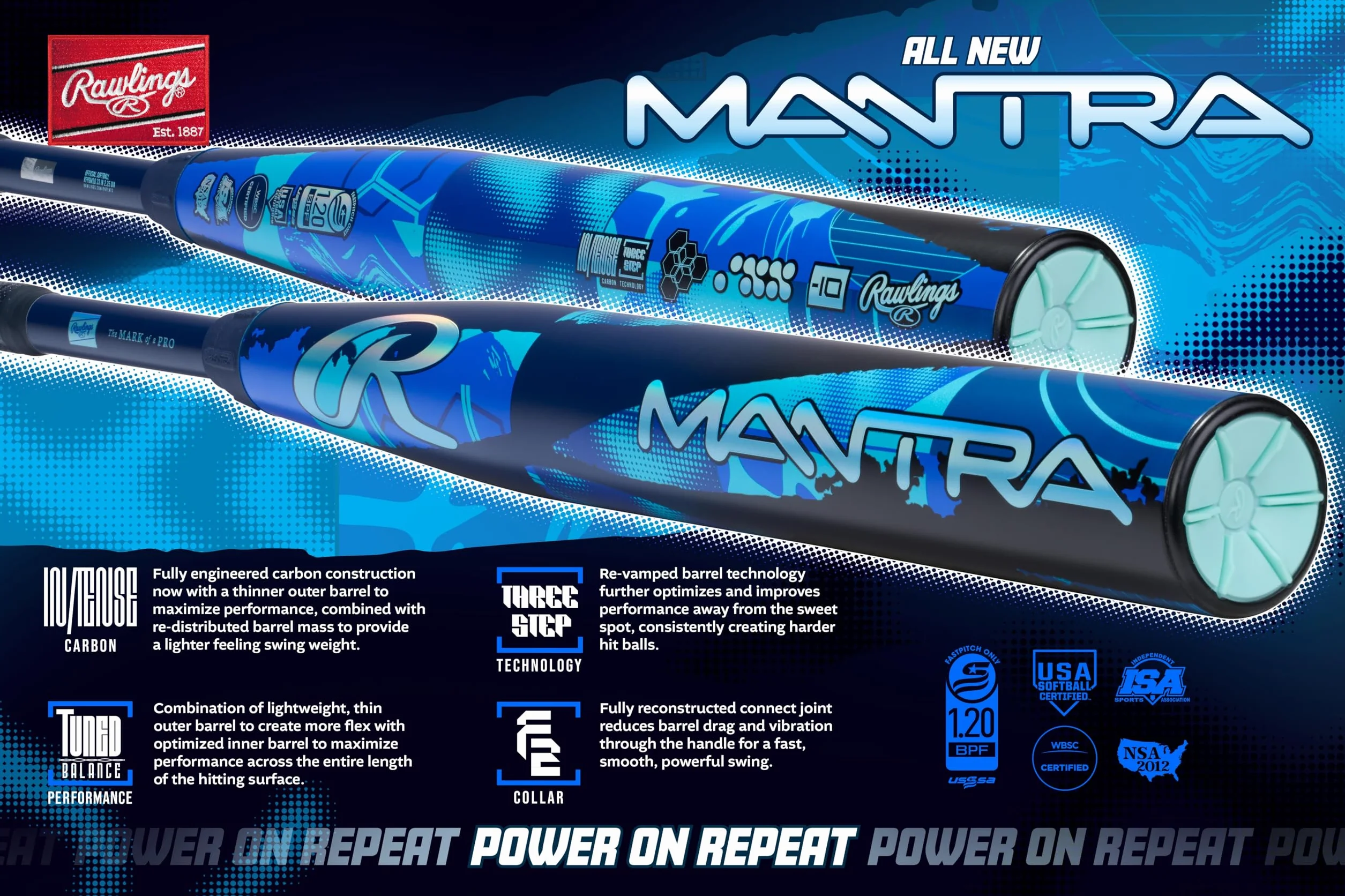 Rawlings Mantra Fastpitch Softball Mazza 2026