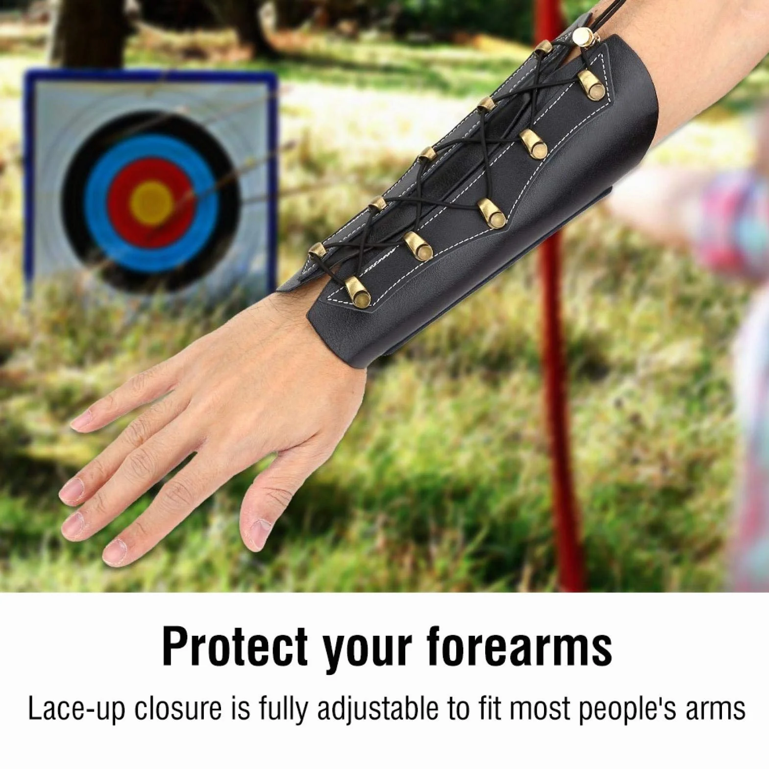 Protezione Braccio Tiro con l'Arco Accessorio Attrezzatura