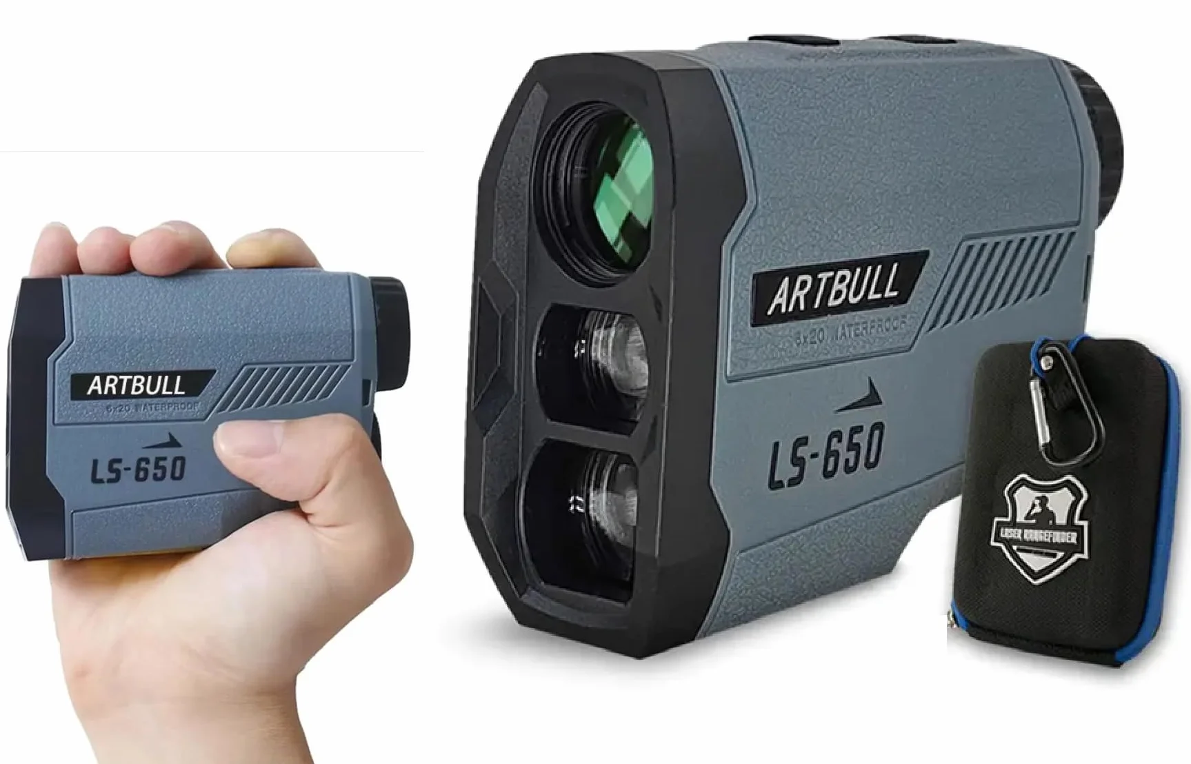 Telemetro da golf con interruttore di pendenza e blocco PIN 700 metri 5 modalità ±0,5 yd Precisione Flag-Lock 6x Ingrandimento Laser Distanza Meter per la caccia Monoculare Range Finder