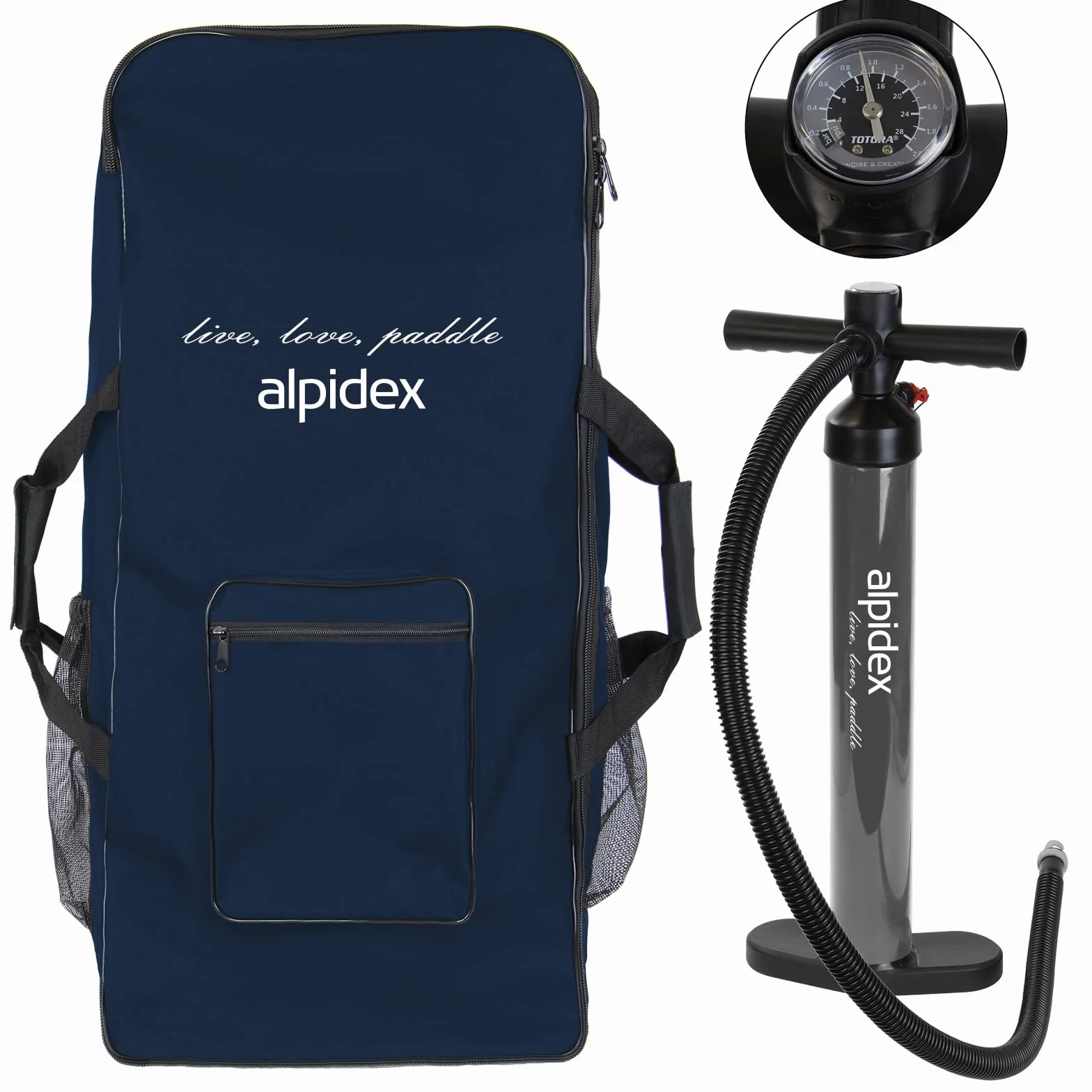 ALPIDEX Stand Up Paddle Gonfiabile 320 x 76 x 15 cm ISUP Portata Massima 200 kg Tavola SUP Leggero Stabile Set Completo