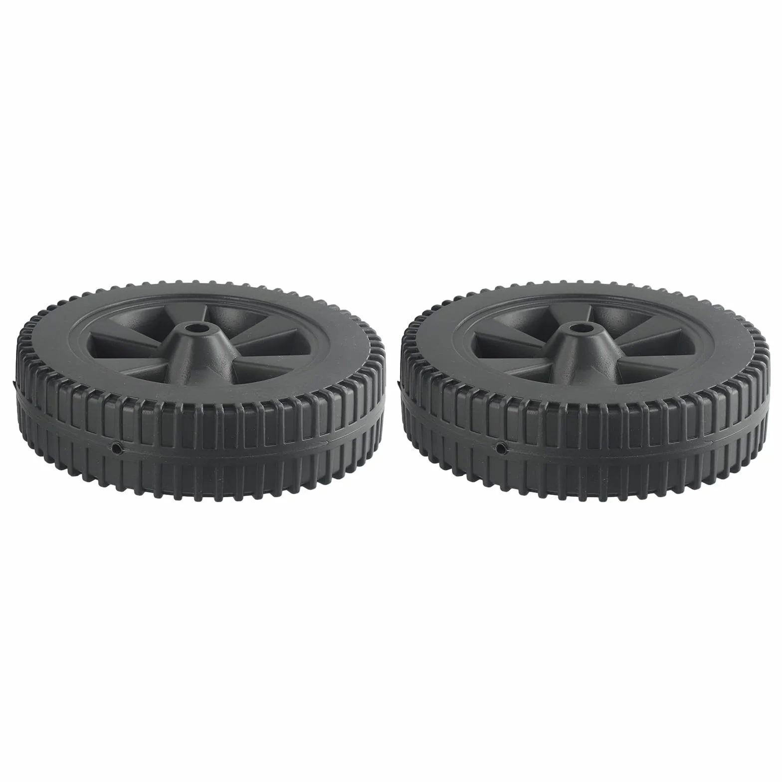 Ruote di ricambio per barbecue 17,8 cm, plastica, resistenti al calore e all'usura (170 mm)