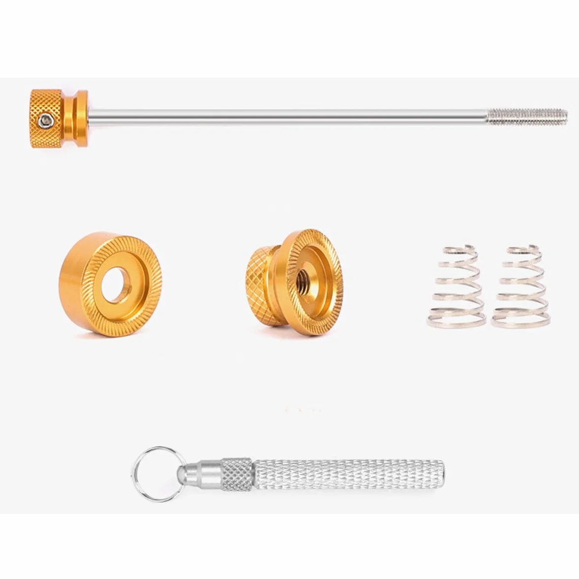 Sgancio rapido antifurto per biciclette MTB da corsa asse universale alluminio 155mm 115mm IPX5