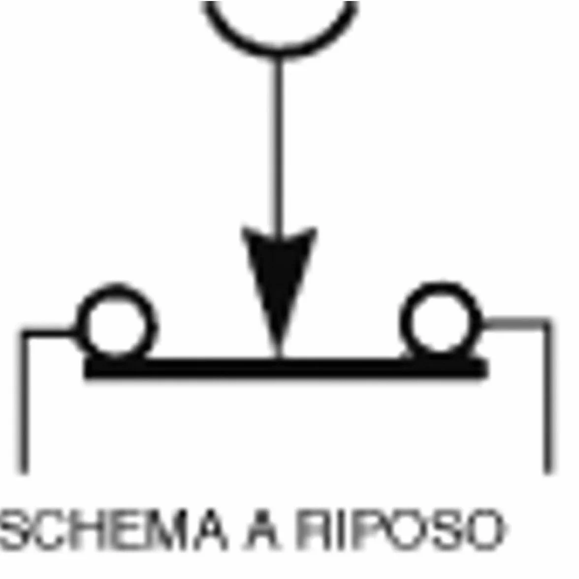 Interruttore meccanico luce stop trattore M12x1,5 H=75mm Ama